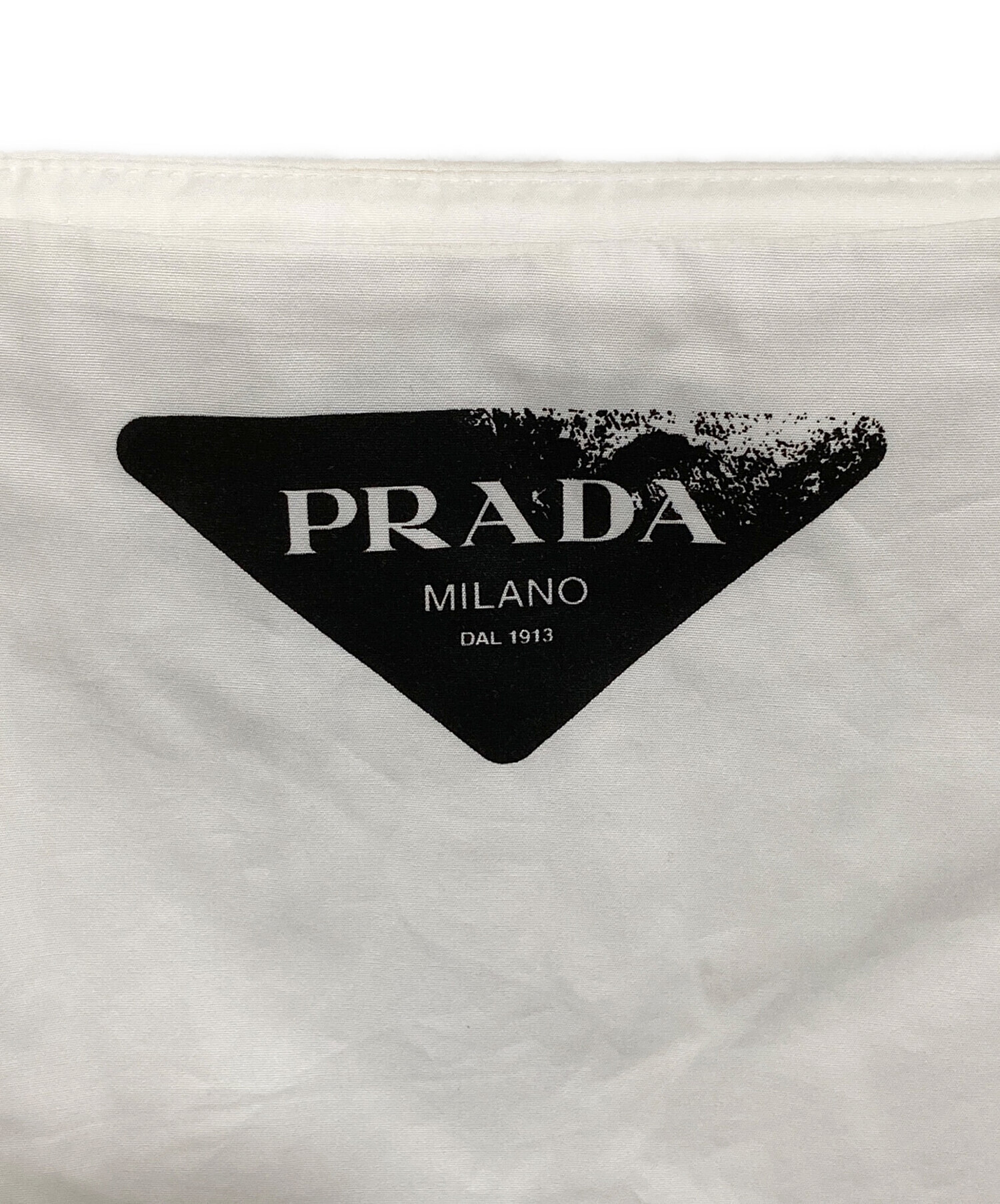 prada 23ss ノースリーブ カットソー 中古・古着通販】PRADA (プラダ) フロントプリントノースリーブ