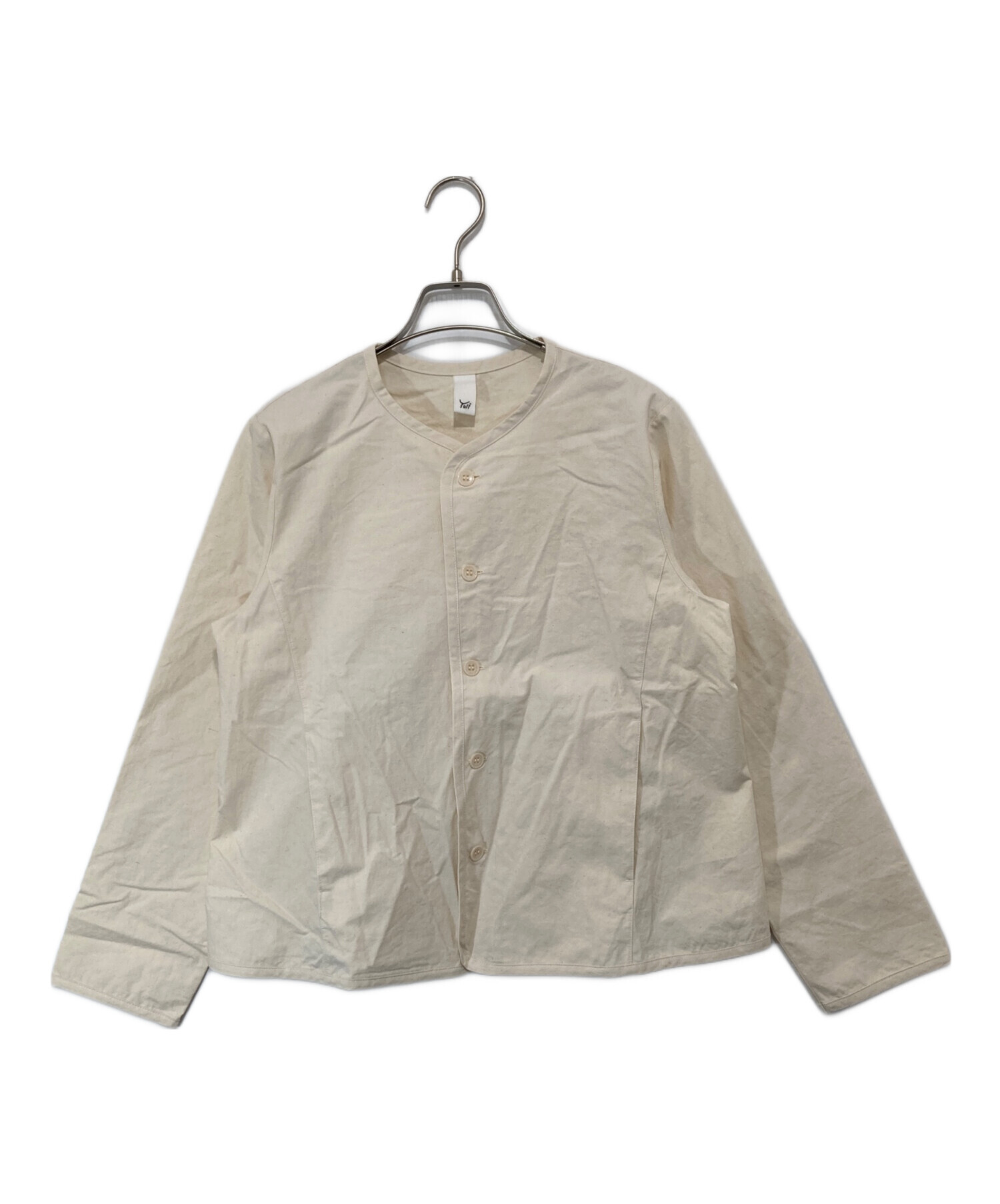 中古・古着通販】yoli (ヨリ) Cotton simple jacket アイボリー サイズ