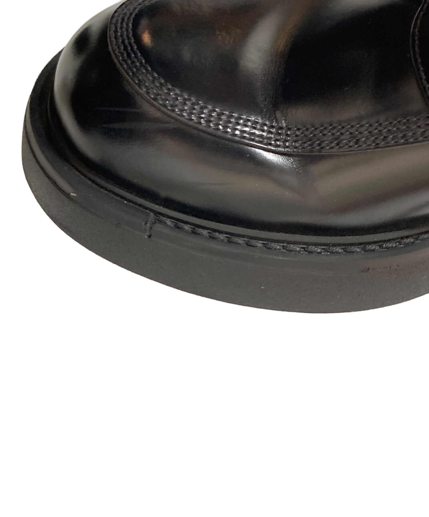 中古・古着通販】PRADA (プラダ) Brushed Leather Loafers(ブラッシュ