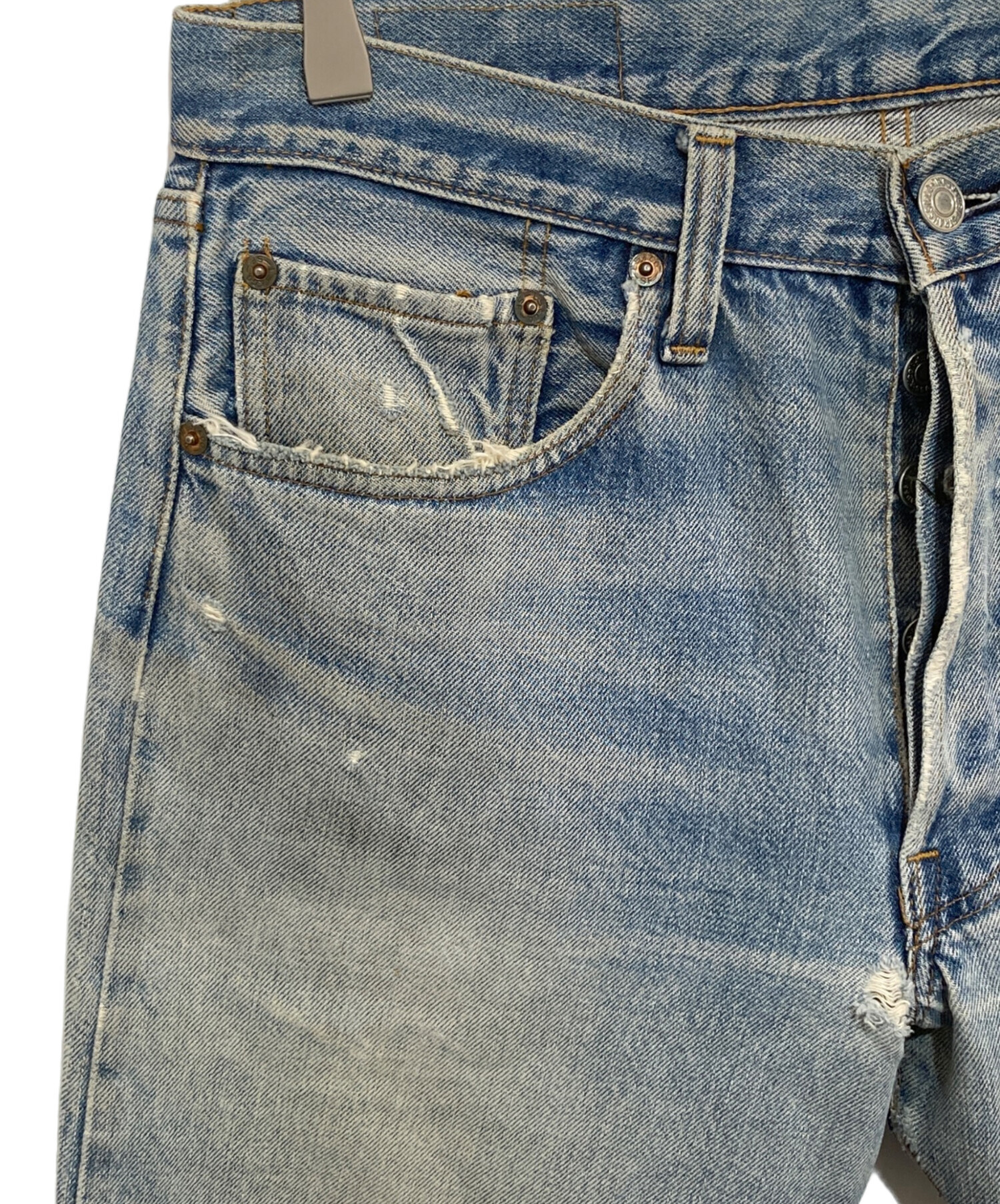 中古・古着通販】LEVI'S (リーバイス) 70's 66後期 501ダメージデニム