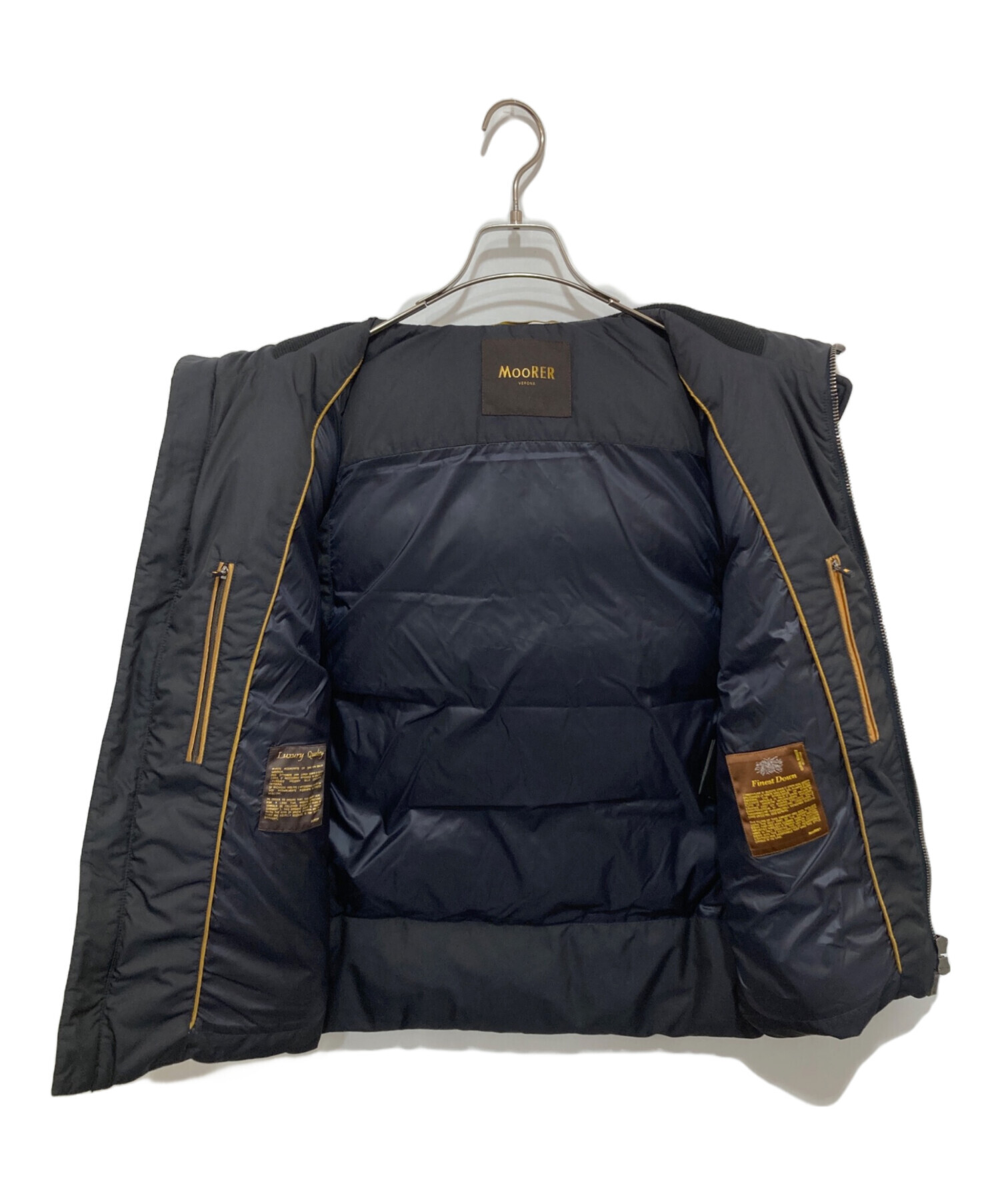 中古・古着通販】MOORER (ムーレー) FIRE フーデッドダウンベスト 