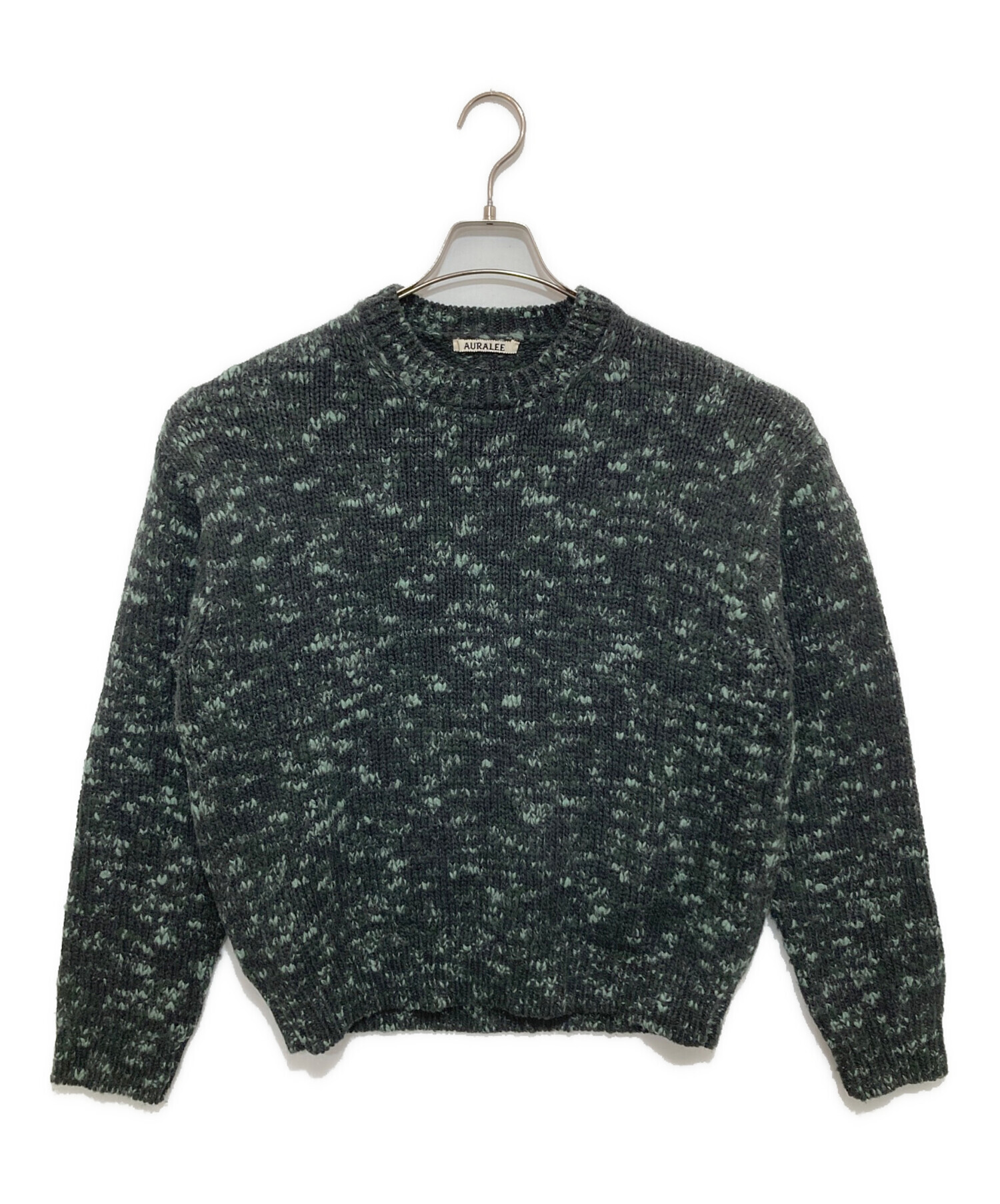 中古・古着通販】AURALEE (オーラリー) WOOL MIX COLOR SLUB YARN KNIT