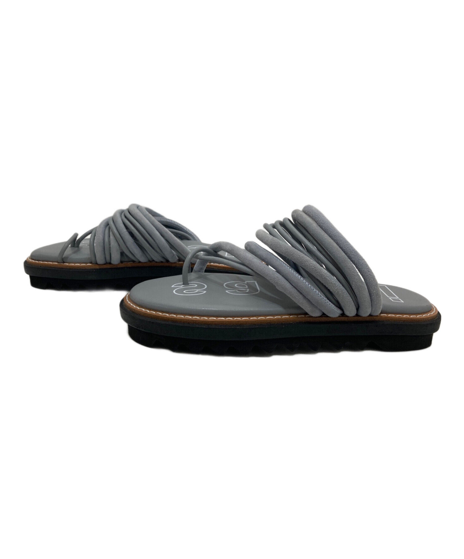 中古・古着通販】sacai (サカイ) チューブストラップサンダル グレー