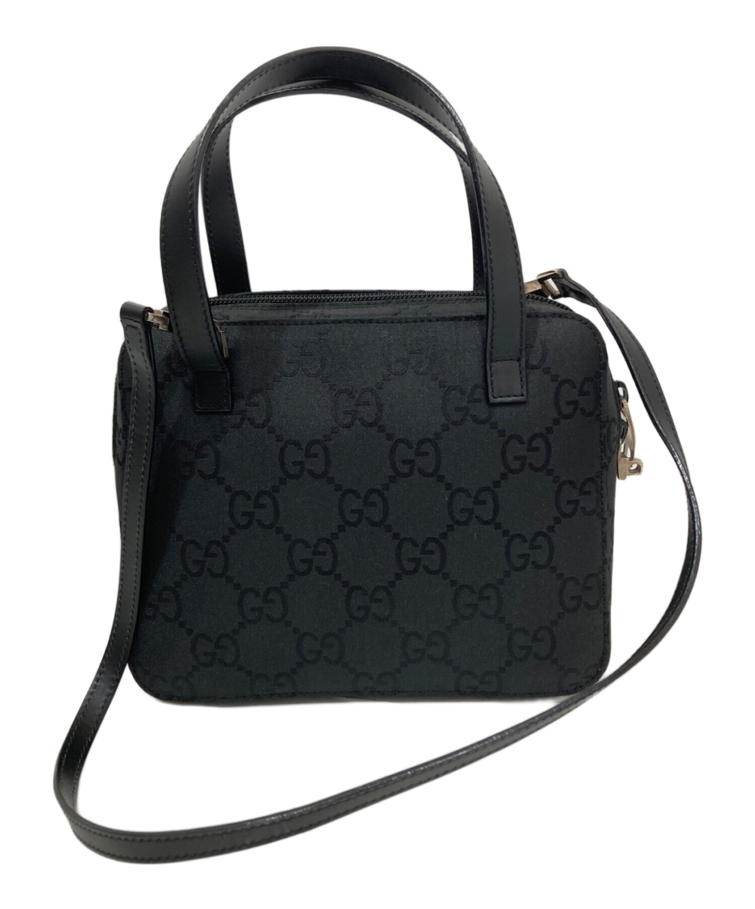 中古・古着通販】GUCCI (グッチ) GG柄 ナイロン×レザー 2WAYバッグ 007 