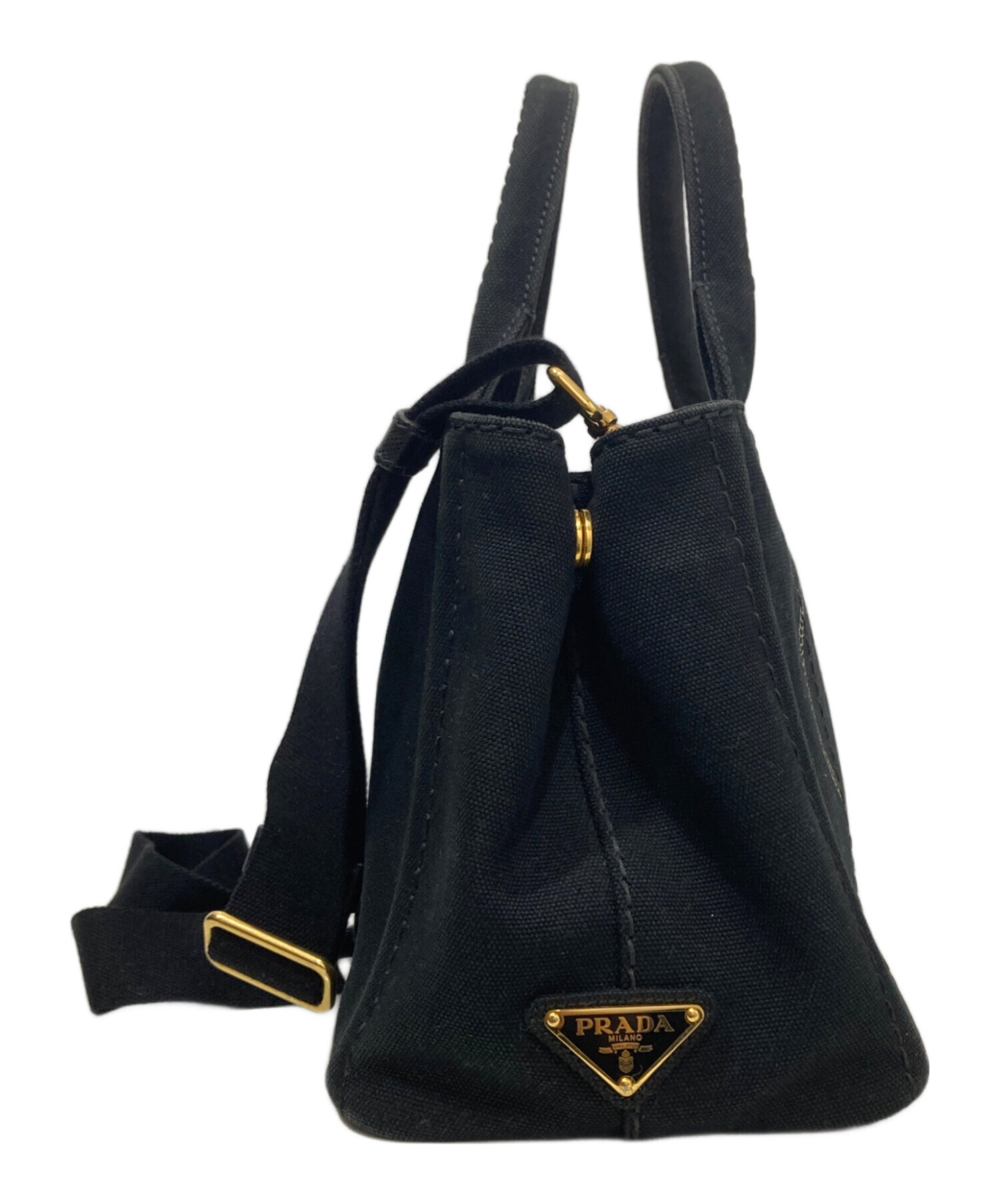PRADA プラダ カナパ キャンバス 2WAY トートバッグ ショルダー PRADA バッグ プラダ カナパ トート ショルダーバッグ 2way ロゴ