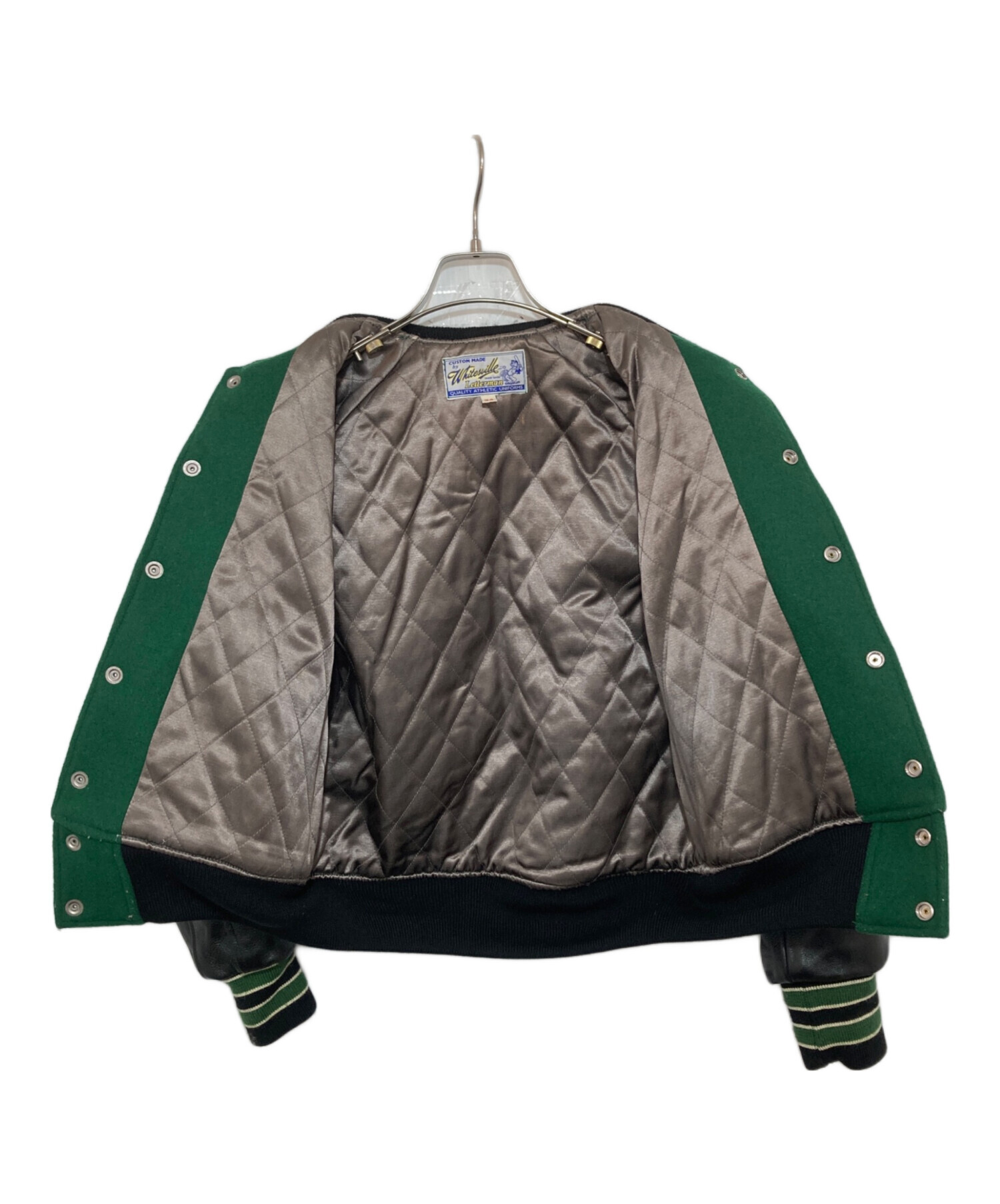 中古・古着通販】WHITESVILLE (ホワイツビル) レザー×メルトンウール