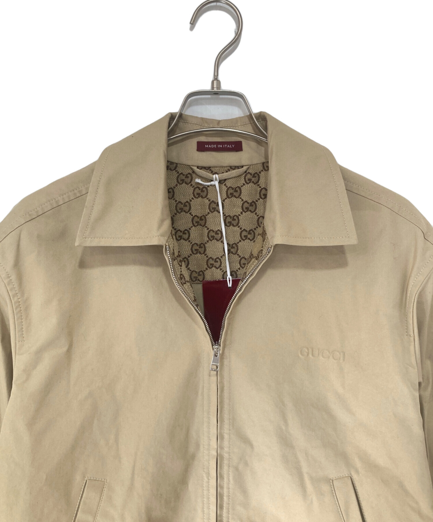 中古・古着通販】GUCCI (グッチ) ロゴハリントンジャケット GG