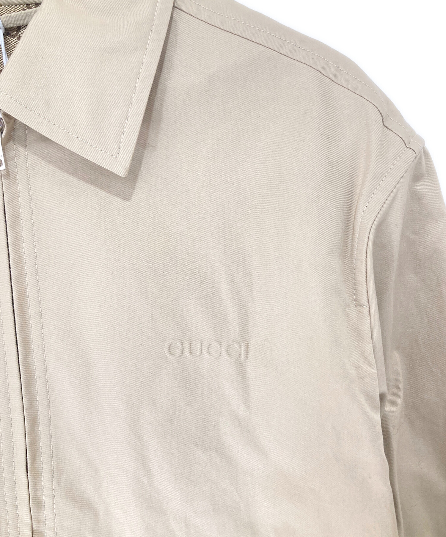 中古・古着通販】GUCCI (グッチ) ロゴハリントンジャケット GG