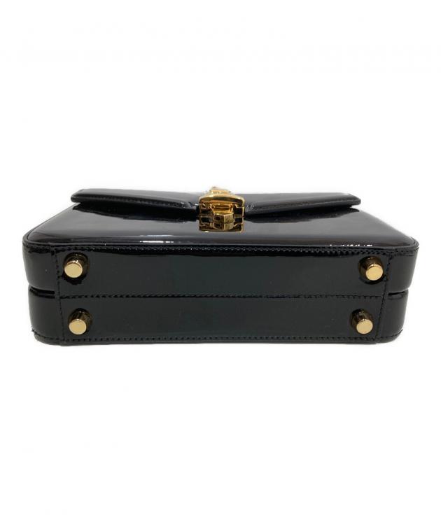 中古・古着通販】GUCCI (グッチ) シルヴィ1969 トップハンドルパテント