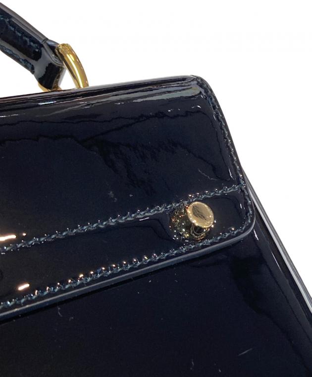 中古・古着通販】GUCCI (グッチ) シルヴィ1969 トップハンドルパテント