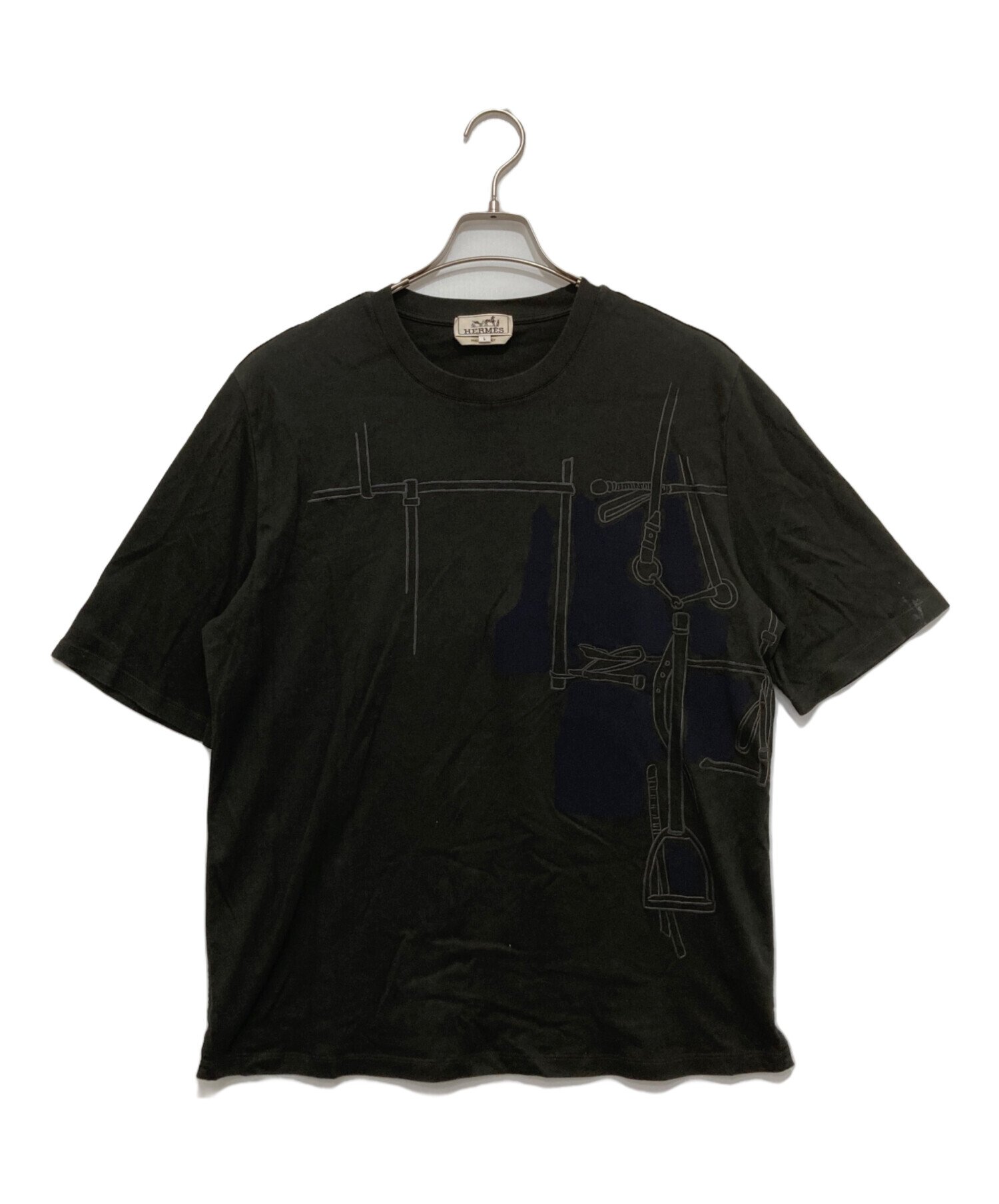中古・古着通販】HERMES (エルメス) アルネ・アン・グアッシュ Tシャツ