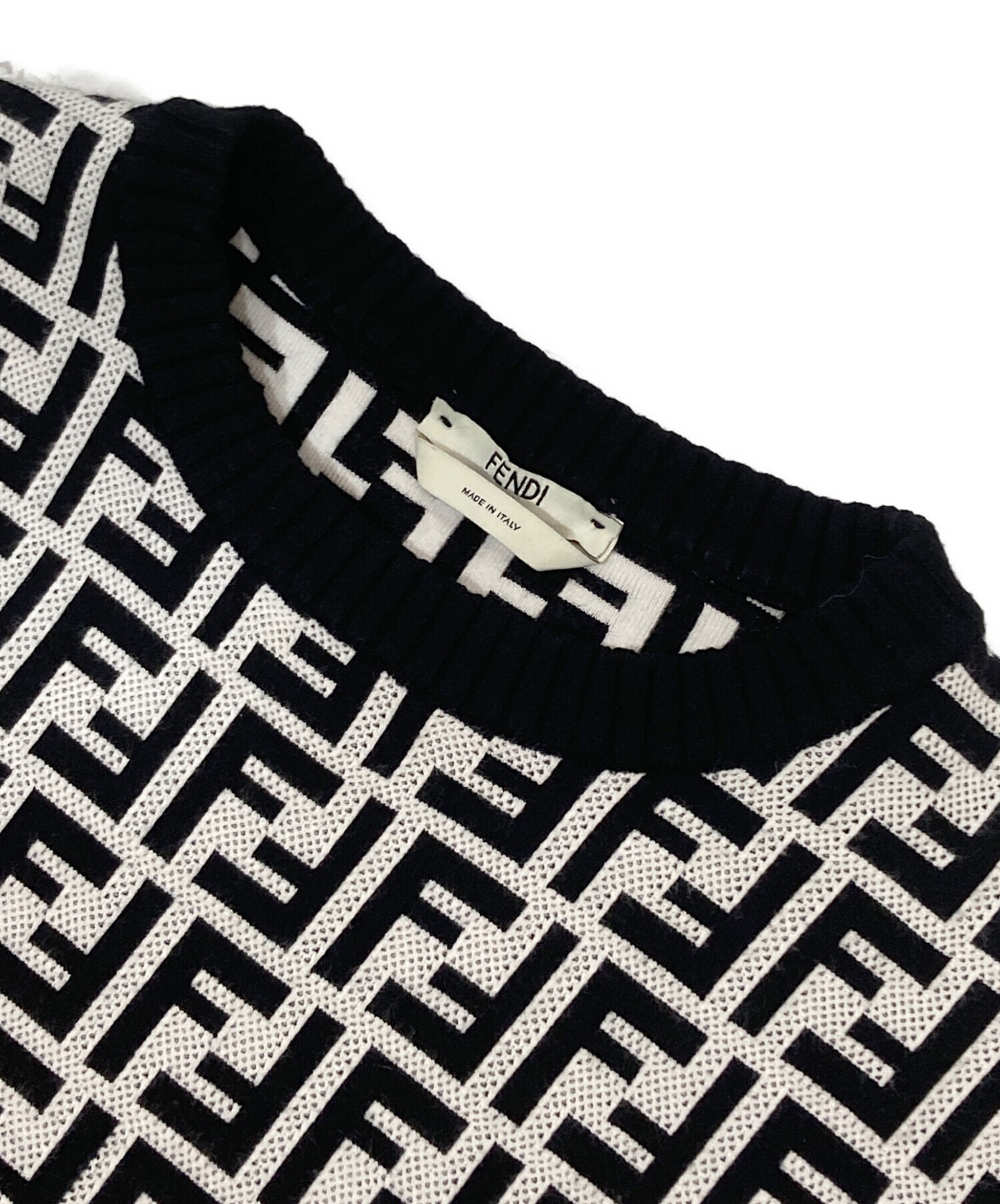 中古・古着通販】FENDI (フェンディ) LOGO PRINT VISCOSE（ロゴ 