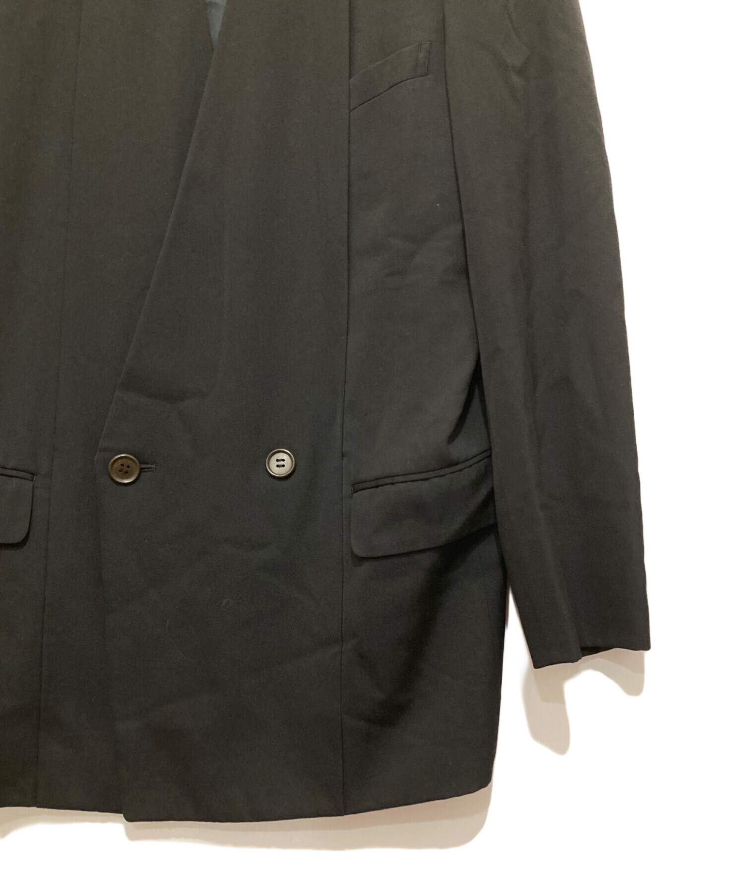 # 80's ISSEY MIYAKE 麻混　ジャケット　ベスト風　テーラード 80's ISSEY MIYAKE 麻混 ジャケット ベスト風 テーラード - メルカリ