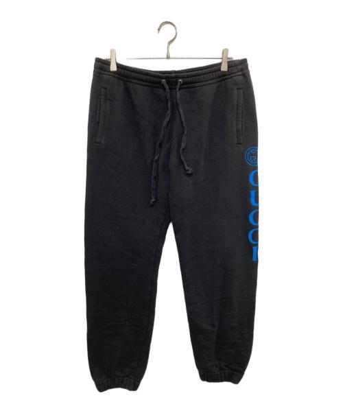 グッチGUCCI 大きいサイズ　スウェット　ブラック　XLサイズ　比較的美品 中古・古着通販】GUCCI (グッチ) インターロックスウェットパンツ 18AW