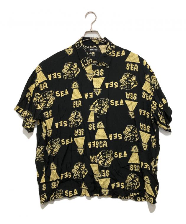 cy様 中古・古着通販】WIND AND SEA (ウィンダンシー) 総柄シャツ ブラック