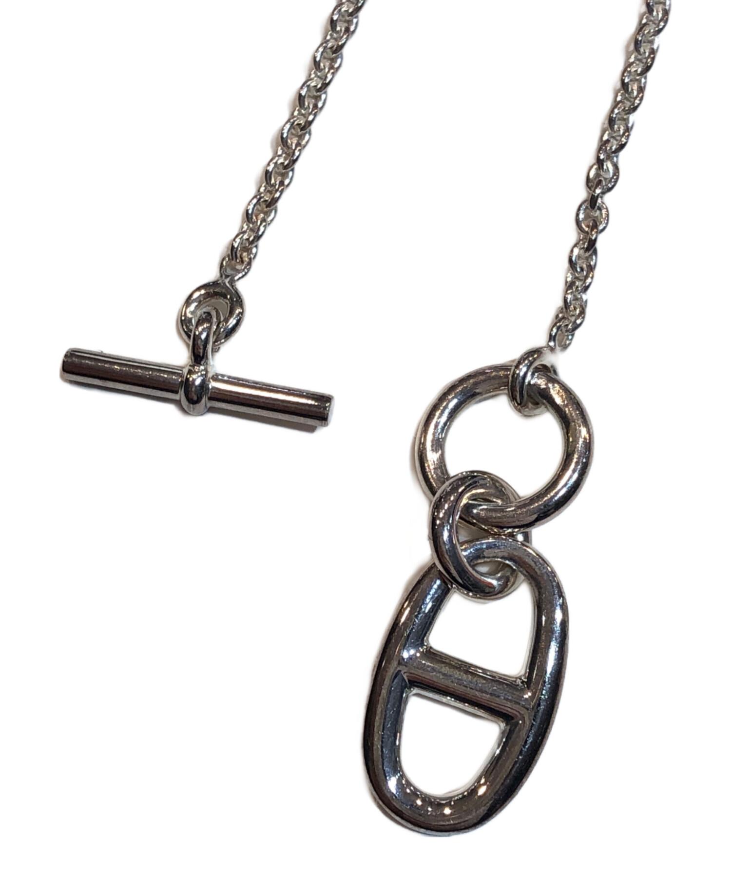 中古・古着通販】HERMES (エルメス) chainedancre amulet necklace 