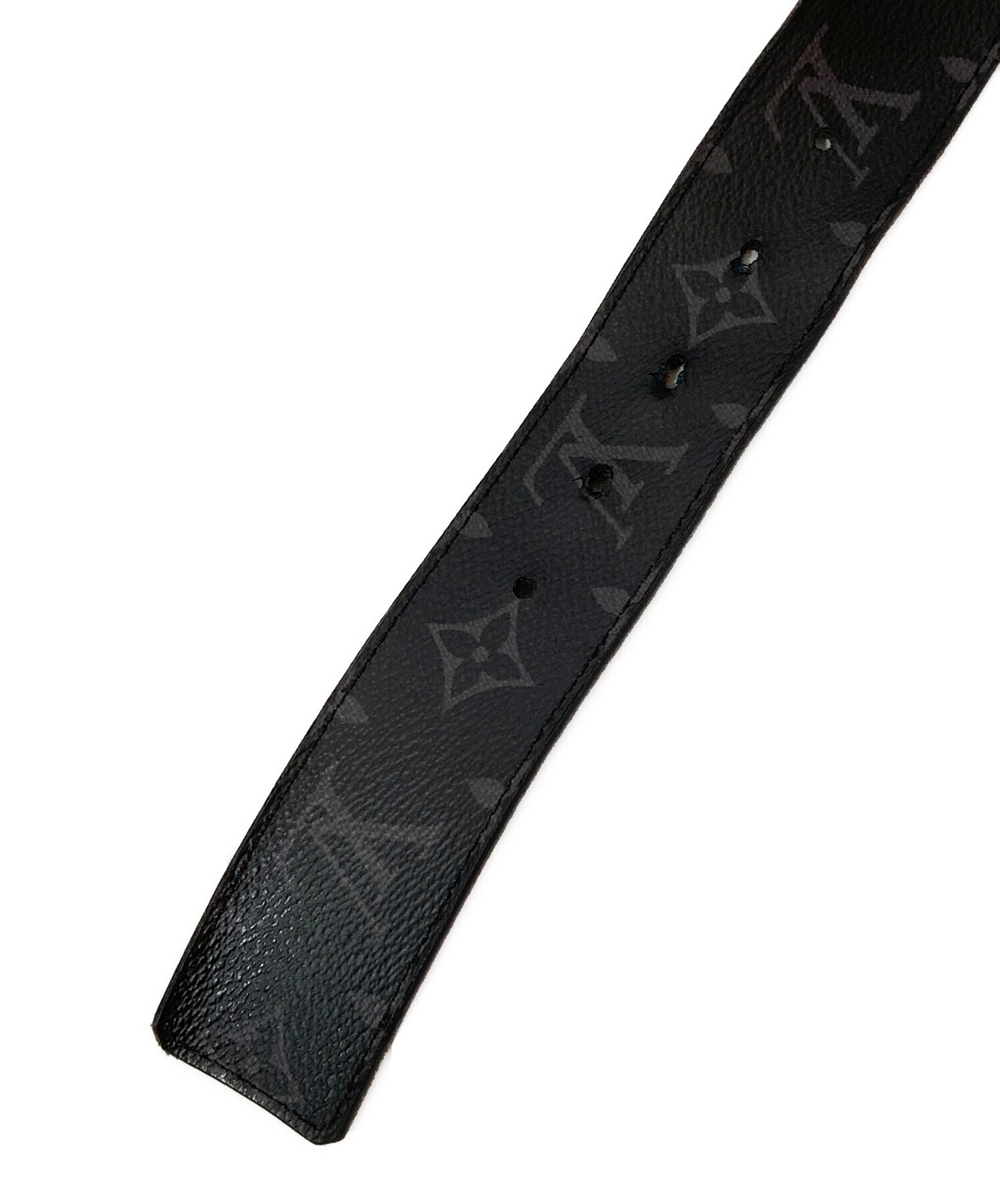 ルイ・ヴィトン モノグラム エクリプス LVロゴ ベルト 85/34 M0157