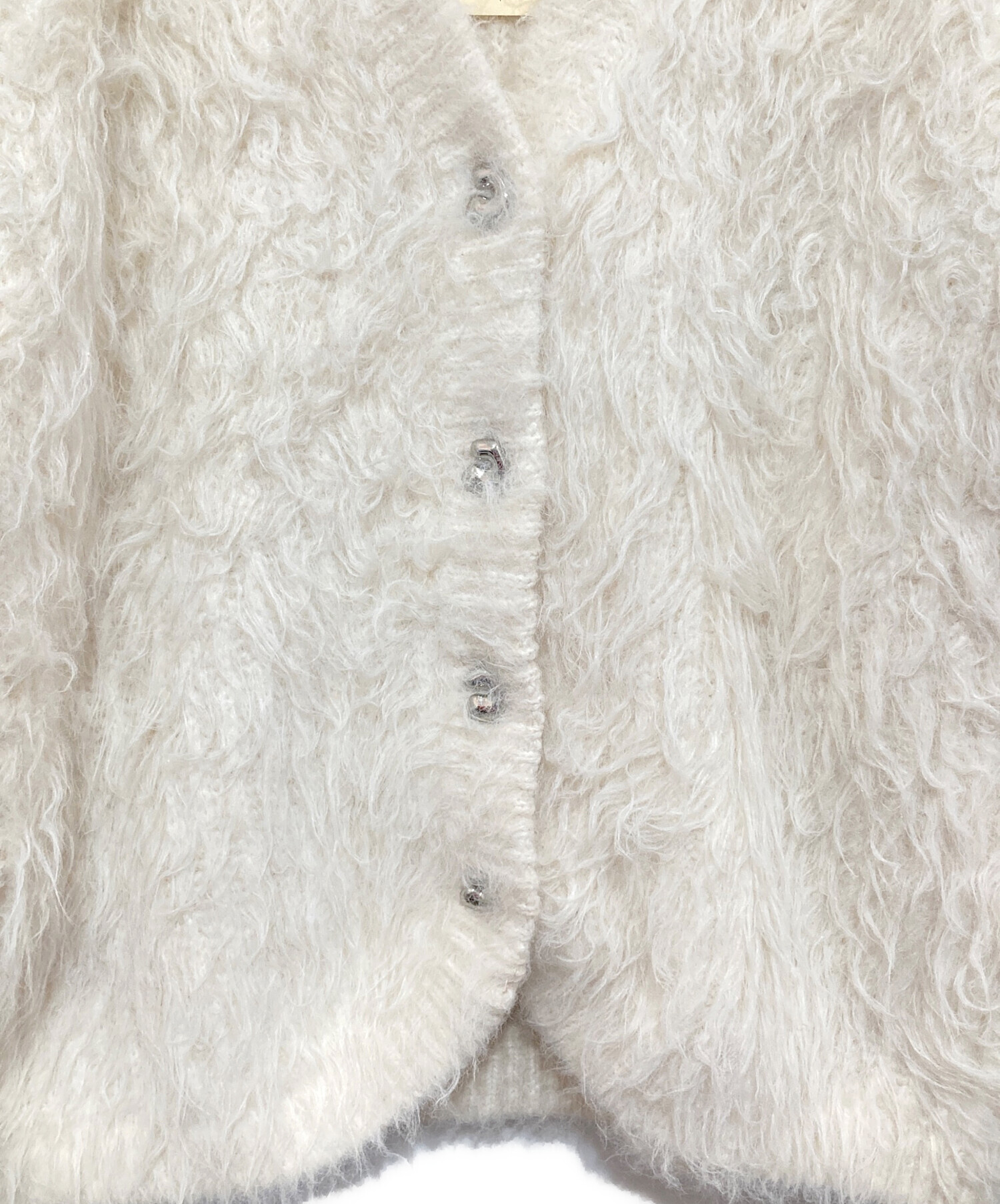 中古・古着通販】andequal (アンドコール) unique button knit