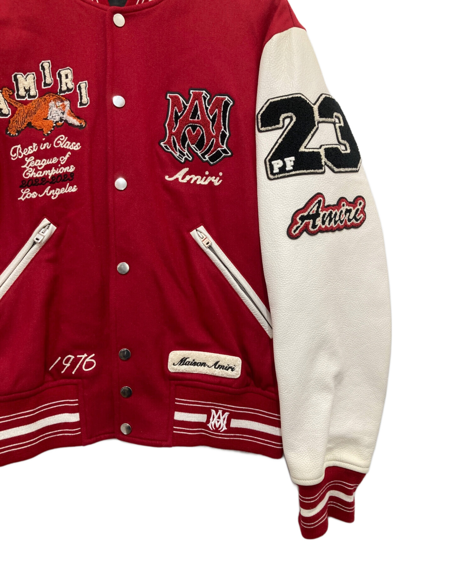 中古・古着通販】AMIRI (アミリ) TIGER VARSITY JACKET(タイガーバー
