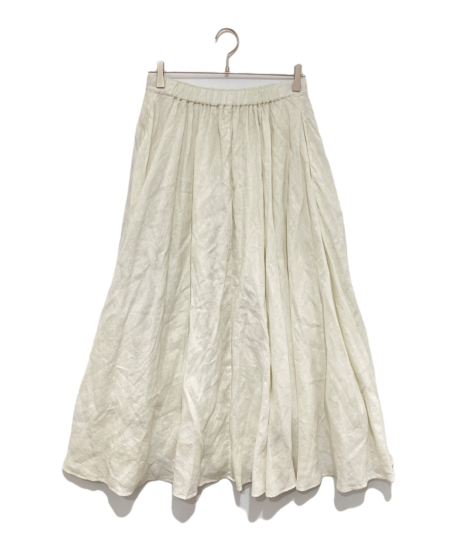 中古・古着通販】ATON (エイトン) NATURAL DYED LINEN LAWN GATHERD