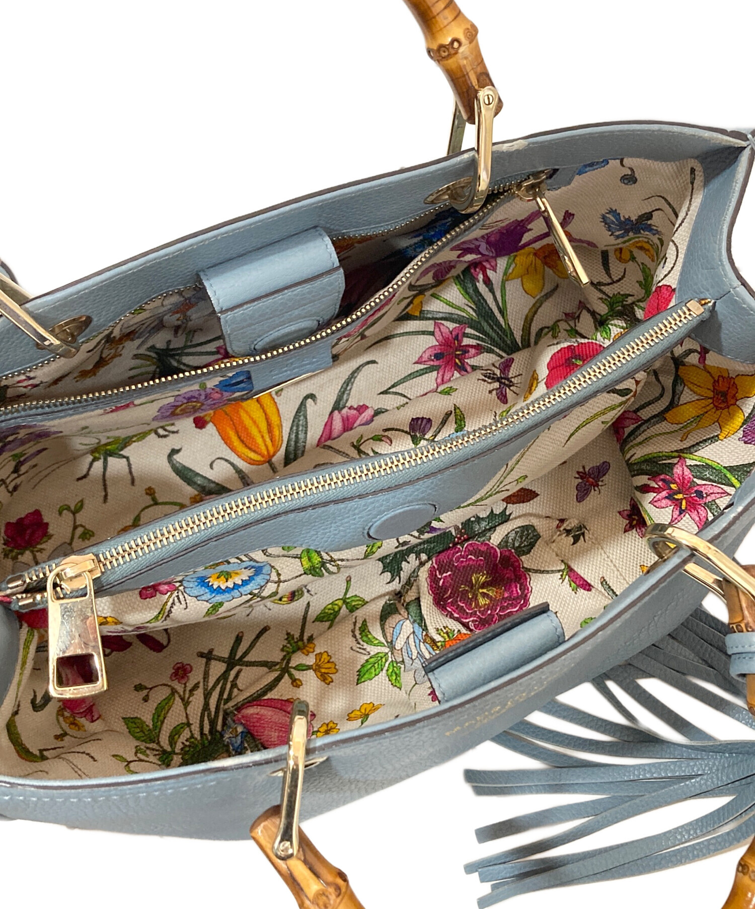 中古・古着通販】GUCCI (グッチ) バンブーショッパーミディアムトート