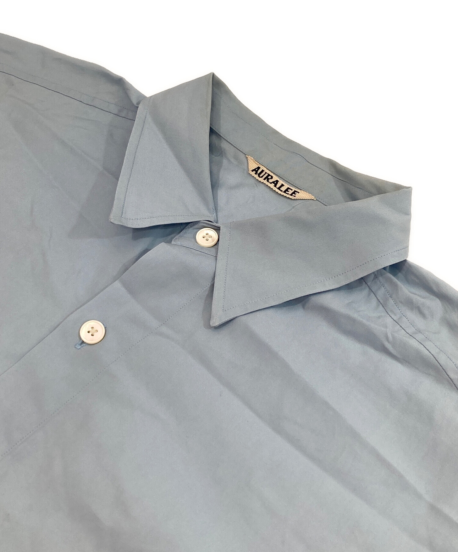 中古・古着通販】AURALEE (オーラリー) WASHED FINX TWILL BIG HALF