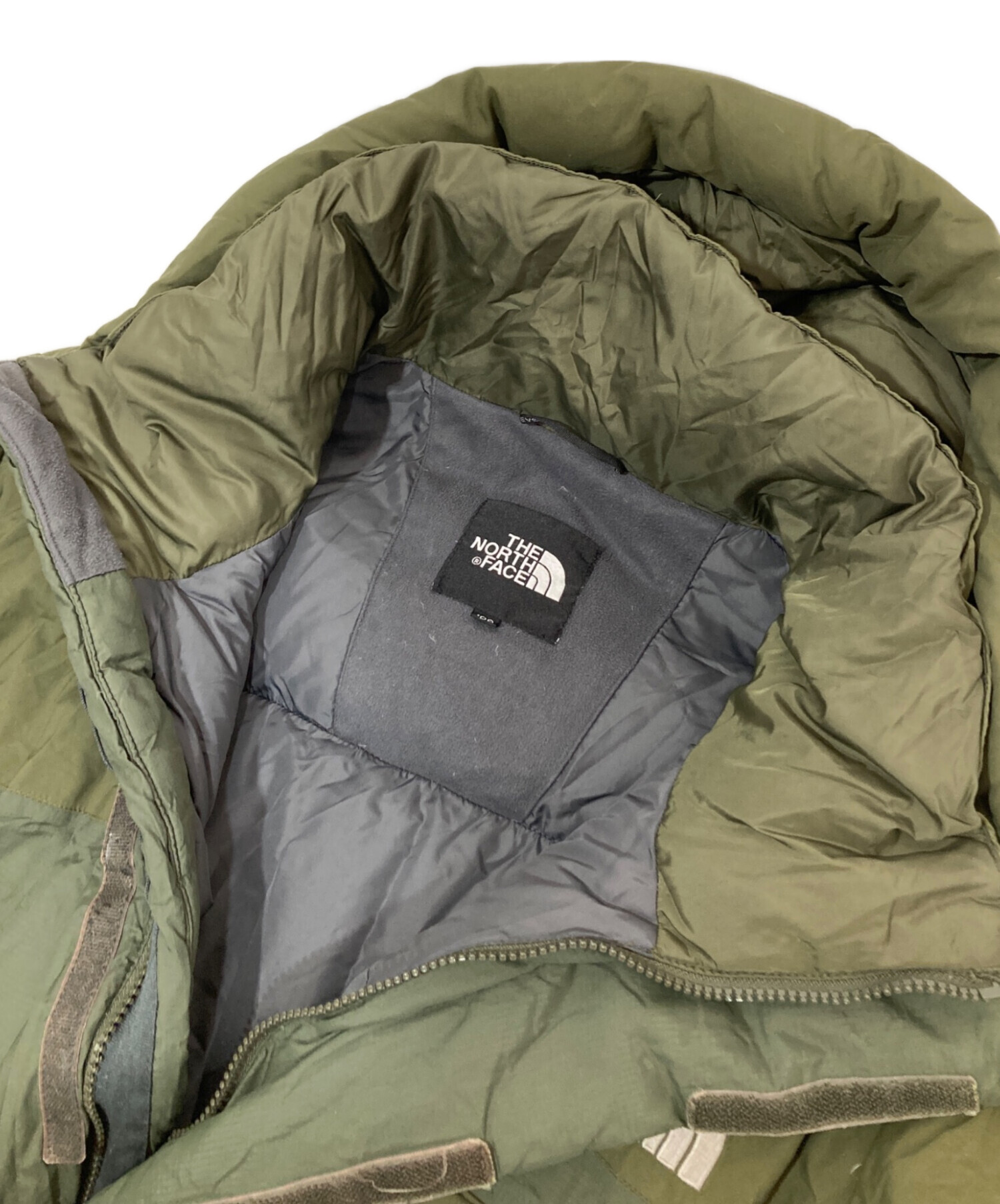 【美品】ノースフェイス サミット 700 ダウン (M) グリーン 韓国古着 THE NORTH FACE - 【美品】ノースフェイス サミット 700 ダウン (M