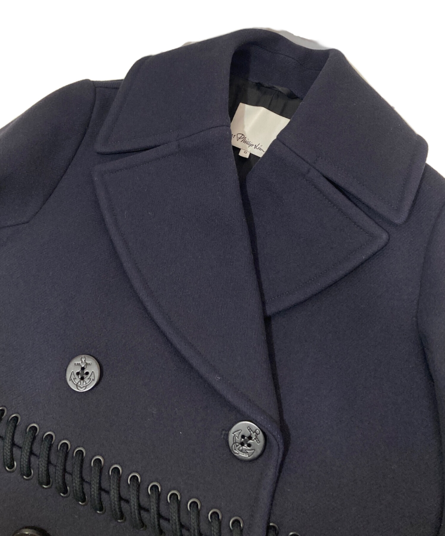 3.1 Phillip Lim ネイビー　コート サイズ0 3.1 Phillip Lim ネイビー コート サイズ0