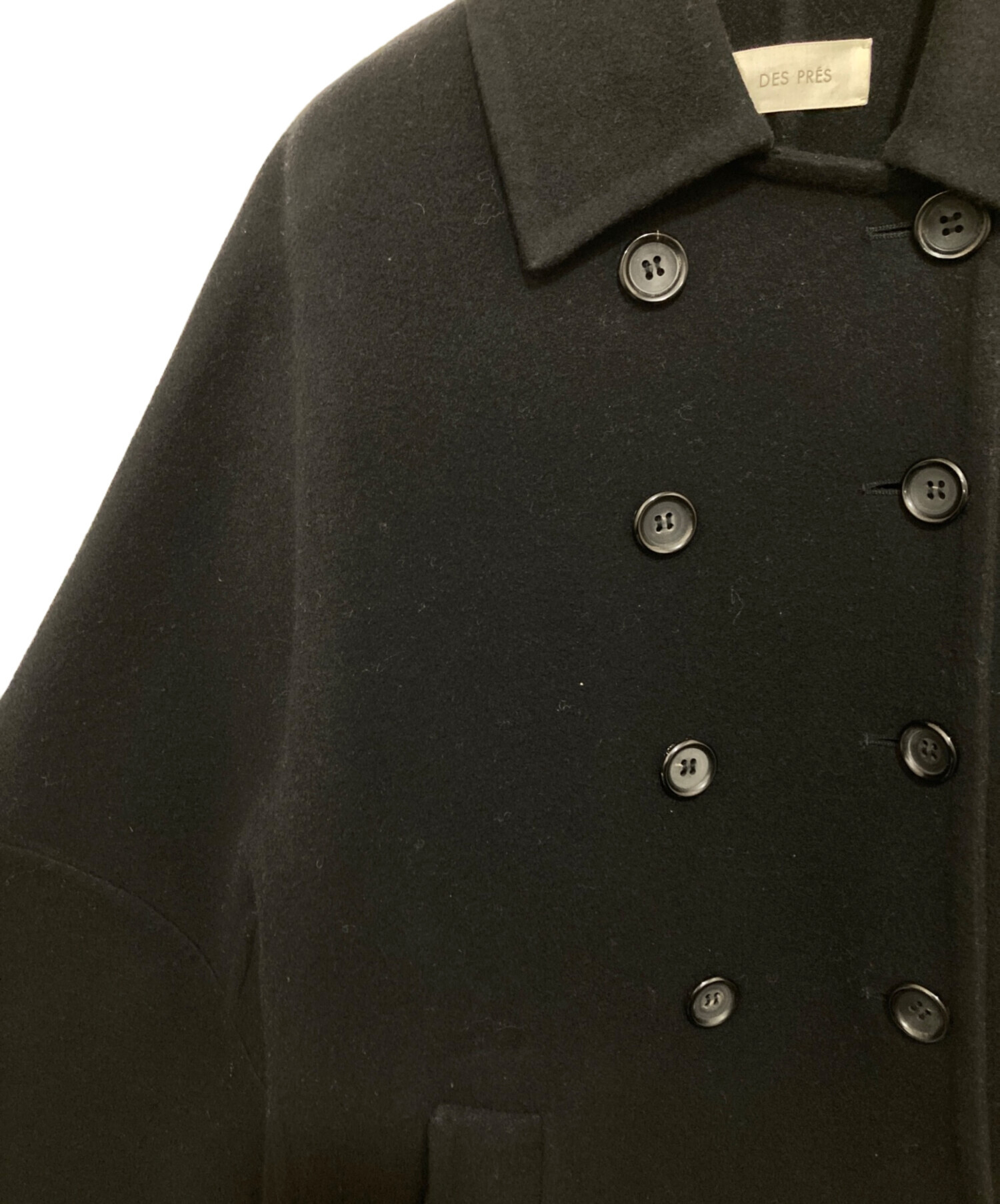 中古・古着通販】DES PRES (デ プレ) ウールモッサ ステンカラーミディ