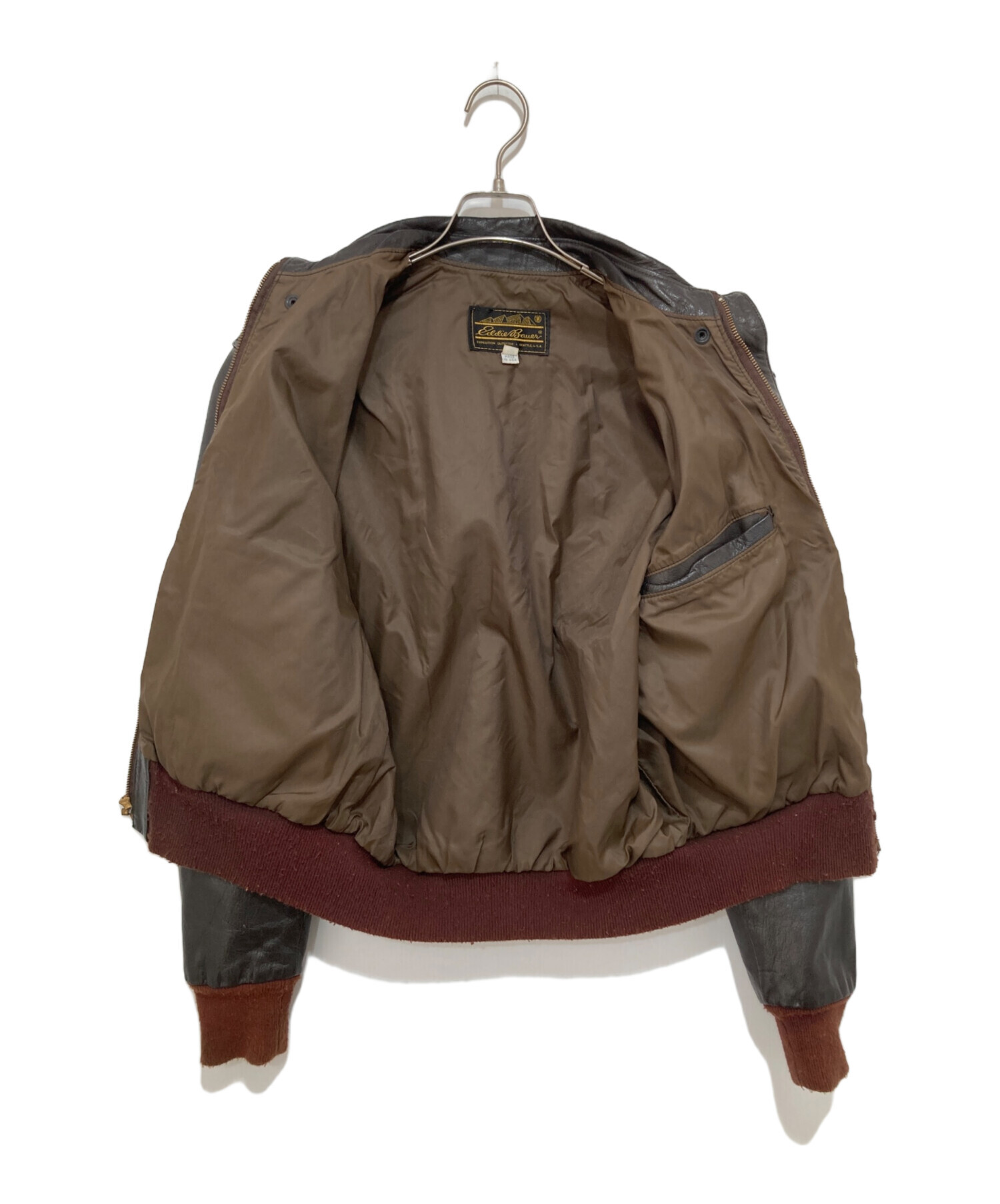 中古・古着通販】Eddie Bauer (エディーバウアー) 80年代 A-2 レザー