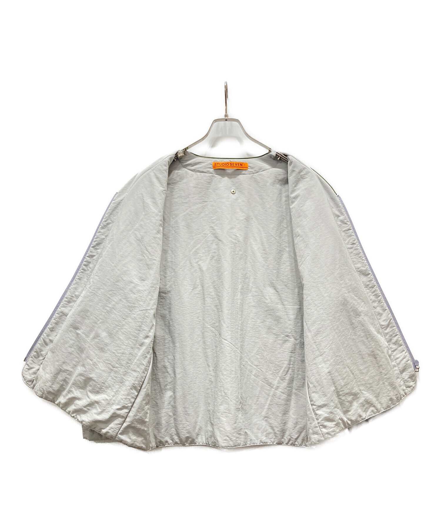 中古・古着通販】STUDIO SEVEN (スタジオセブン) Padded Zip V-neck