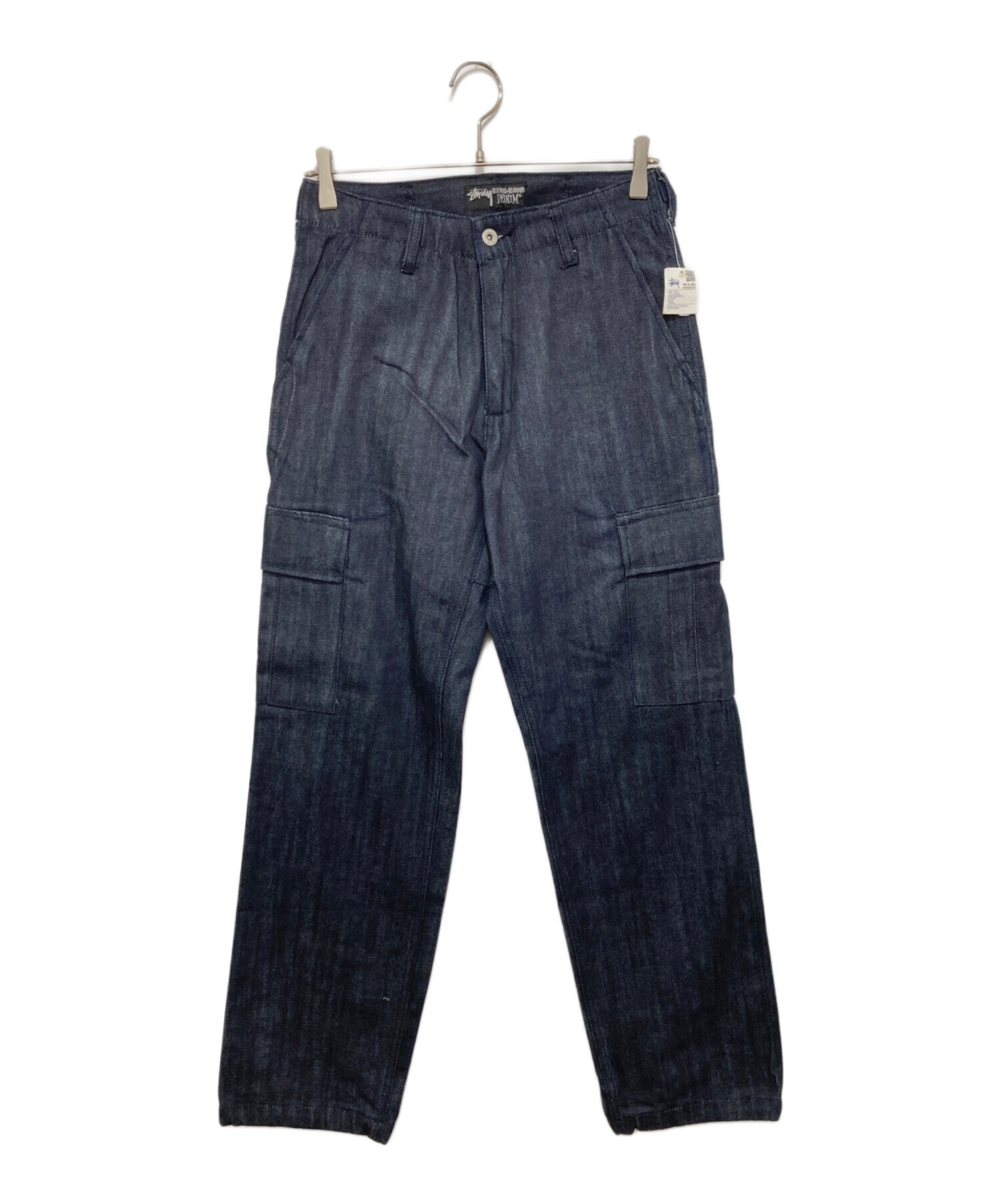 中古・古着通販】stussy (ステューシー) デニムカーゴパンツ 