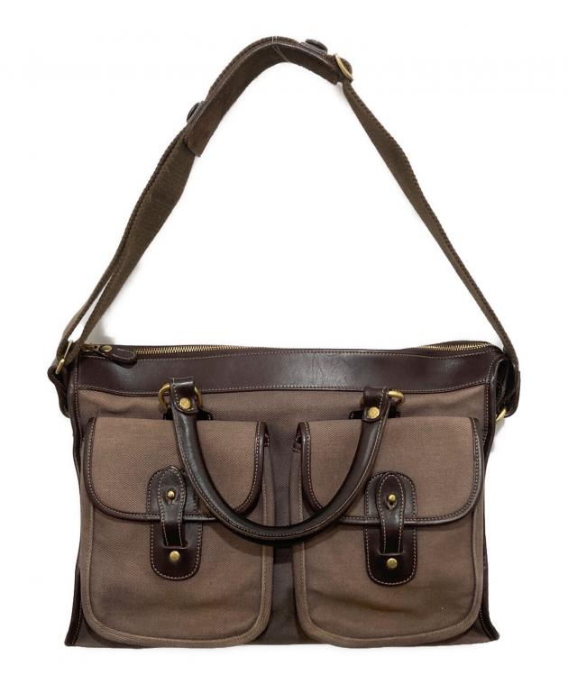 中古・古着通販】GHURKA (グルカ) キャンバス×レザー 2WAYバッグ