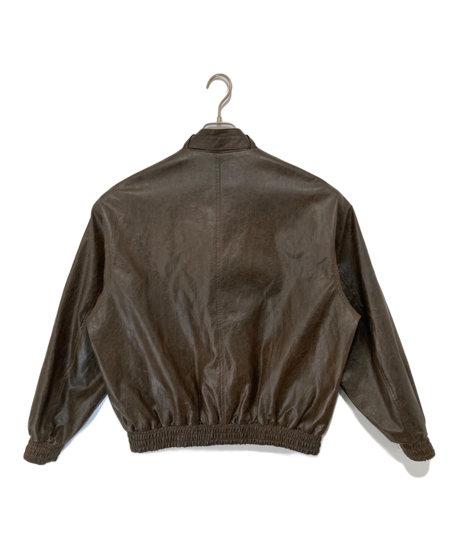inscrire アンスクリア　24aw フェイクレザージャケットブルゾン 中古・古着通販】INSCRIRE (アンスクリア) 24AW FAKE LEATHER THREE