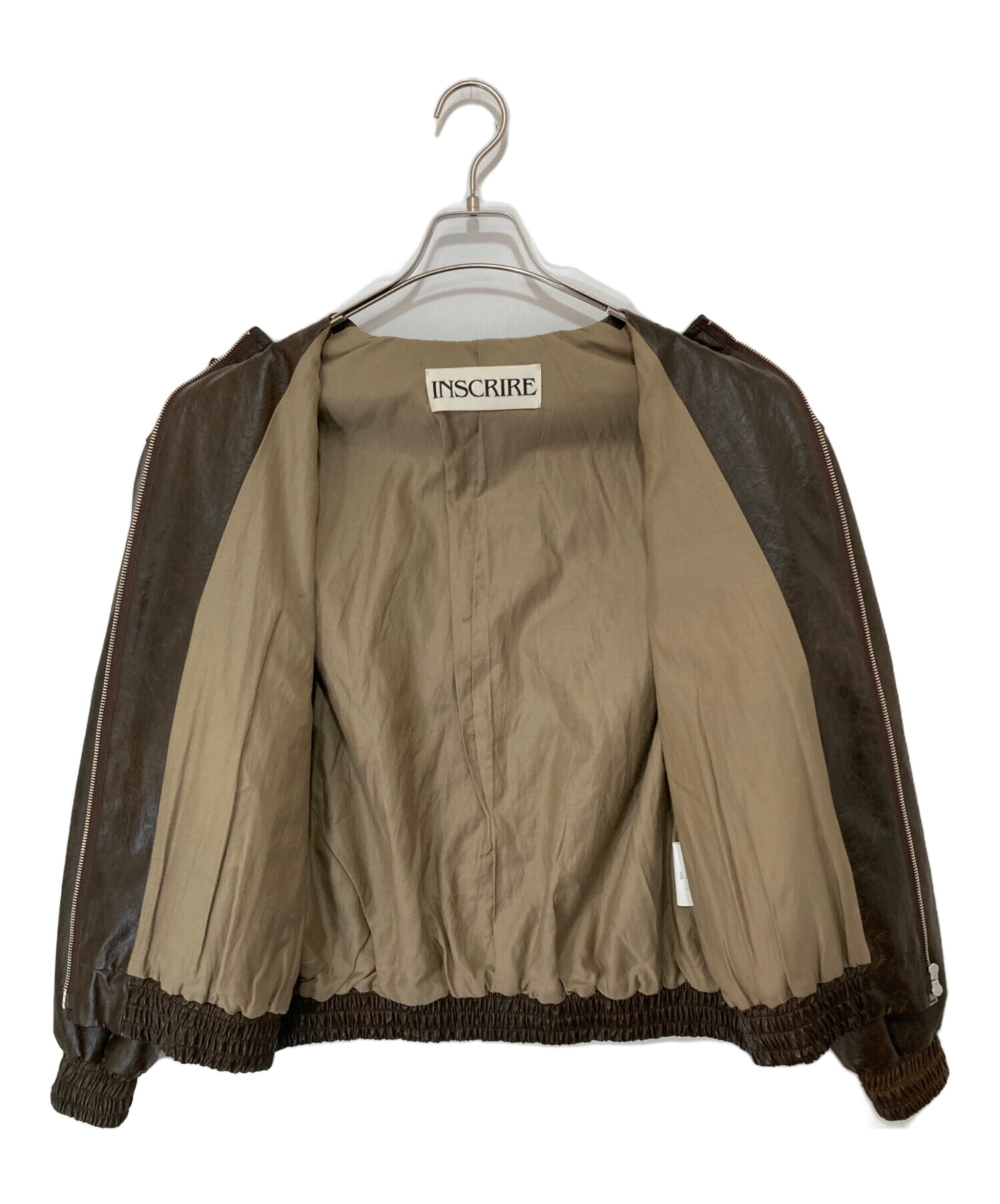 中古・古着通販】INSCRIRE (アンスクリア) 24AW FAKE LEATHER THREE