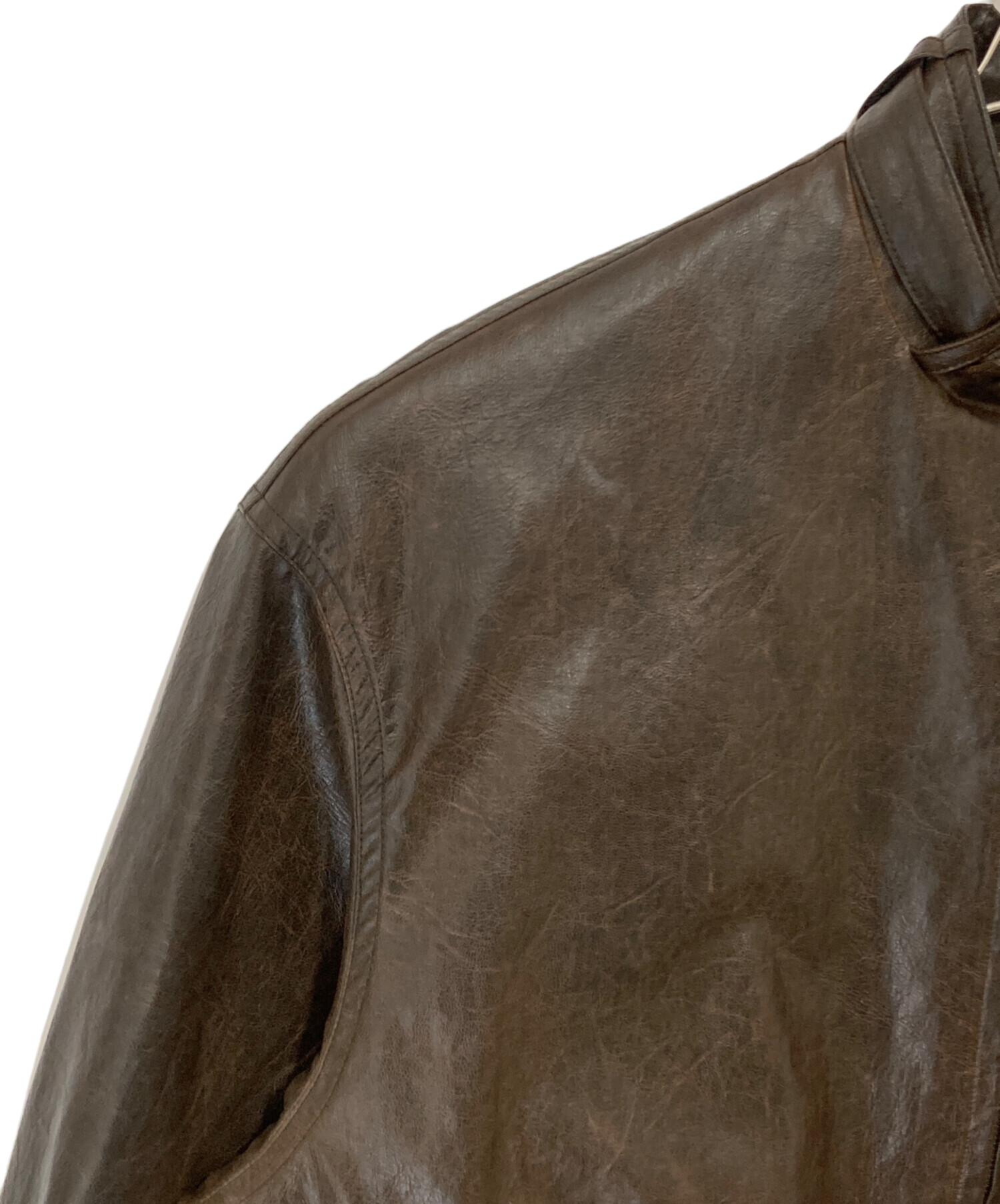 中古・古着通販】INSCRIRE (アンスクリア) 24AW FAKE LEATHER THREE