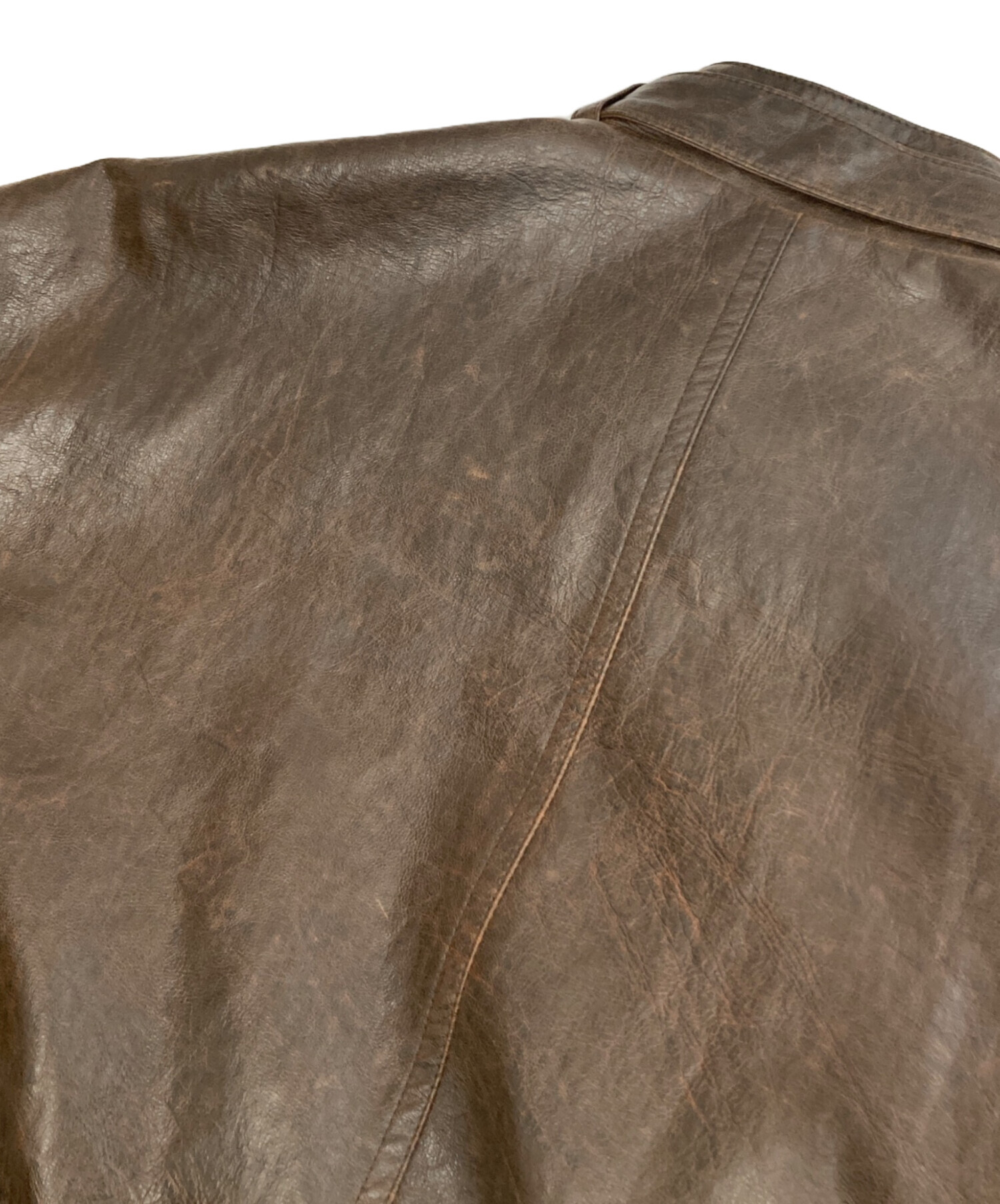 中古・古着通販】INSCRIRE (アンスクリア) 24AW FAKE LEATHER THREE