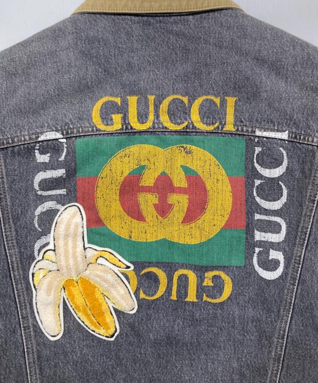 中古・古着通販】GUCCI (グッチ) 18AW バックプリントワッペンデニム