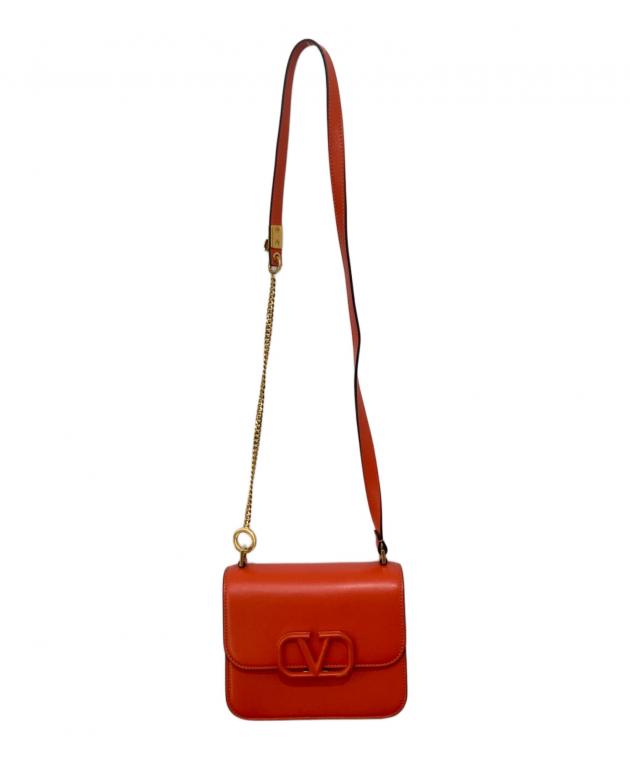 Valentino Garavani ヴァレンティノ ガラヴァーニ ショルダーバッグ オレンジ 14062 レディース【中古】 z7858 中古・古着通販】VALENTINO GARAVANI (ヴァレンティノ・ガラヴァーニ