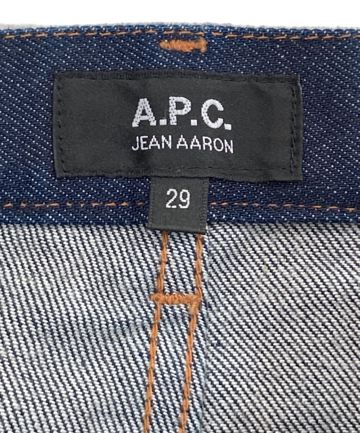 パンツ apc jean aaron 29 中古・古着通販】A.P.C. (アーペーセー) JEAN AARON デニムパンツ