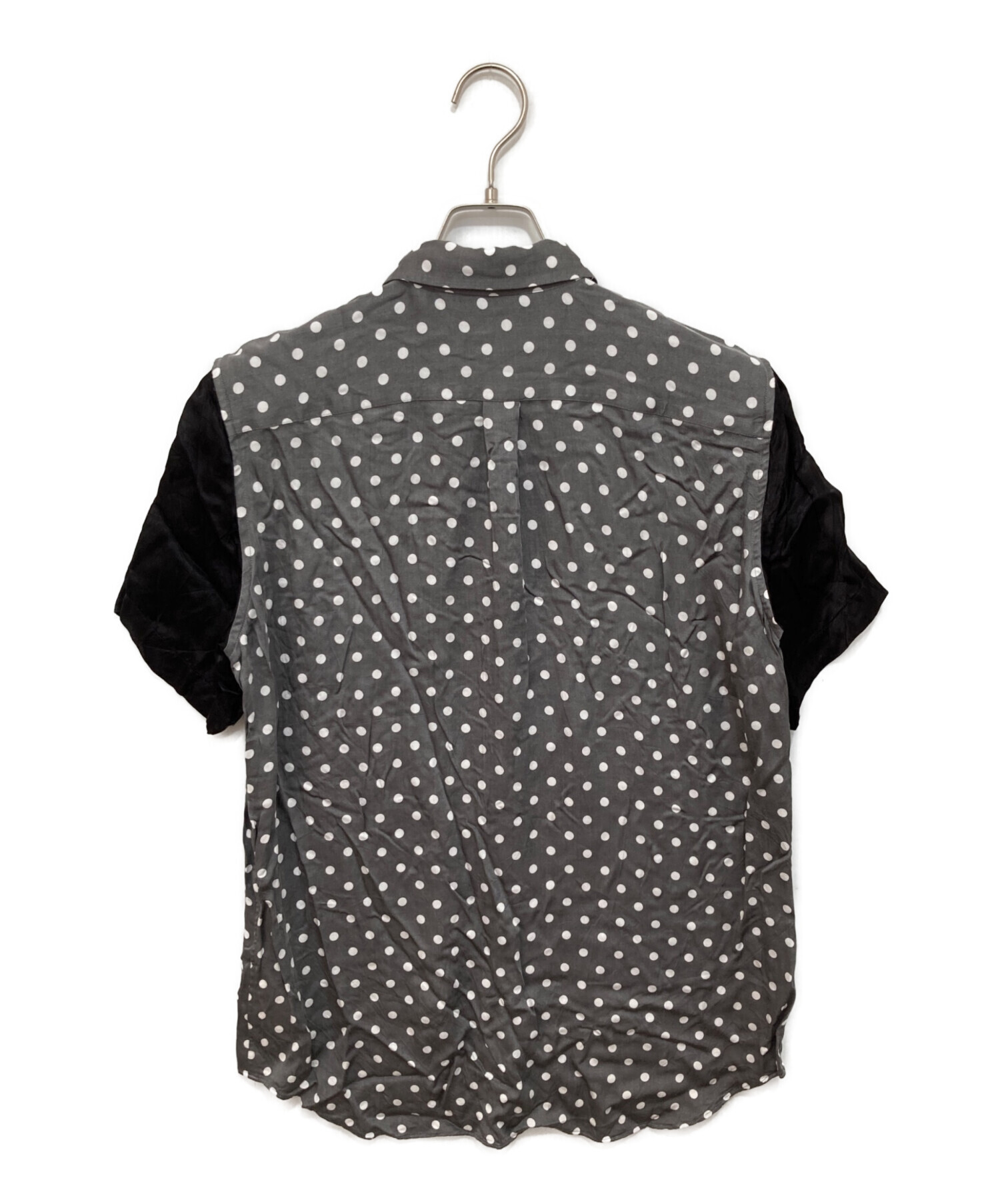 専用COMME des GARÇONS コムデギャルソン ドット柄 プリーツ BLACK COMME des GARCONS ドット柄 Tシャツ BLACK COMME des GARÇONS