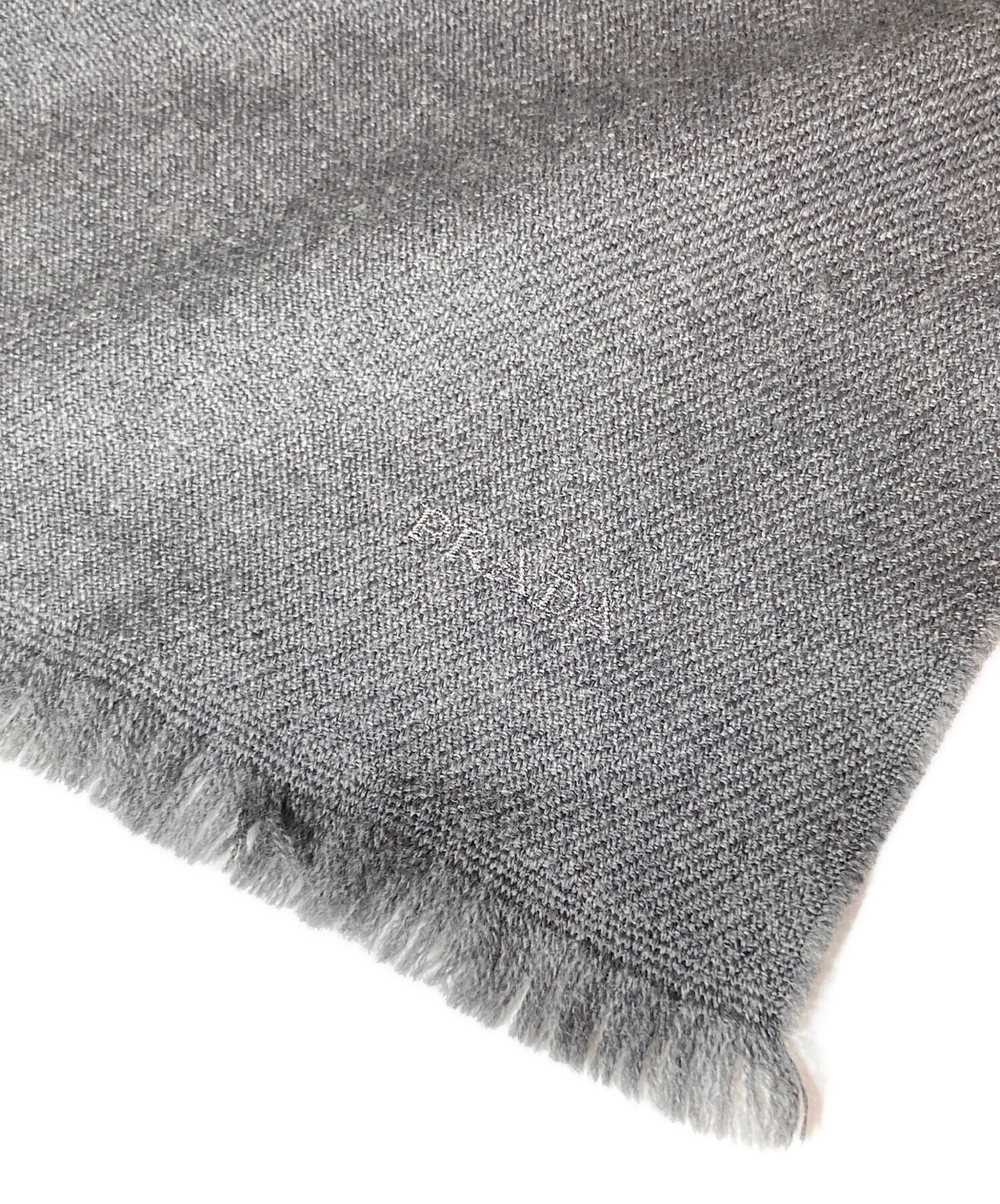 中古・古着通販】PRADA (プラダ) ウールマフラー USC64 グレー