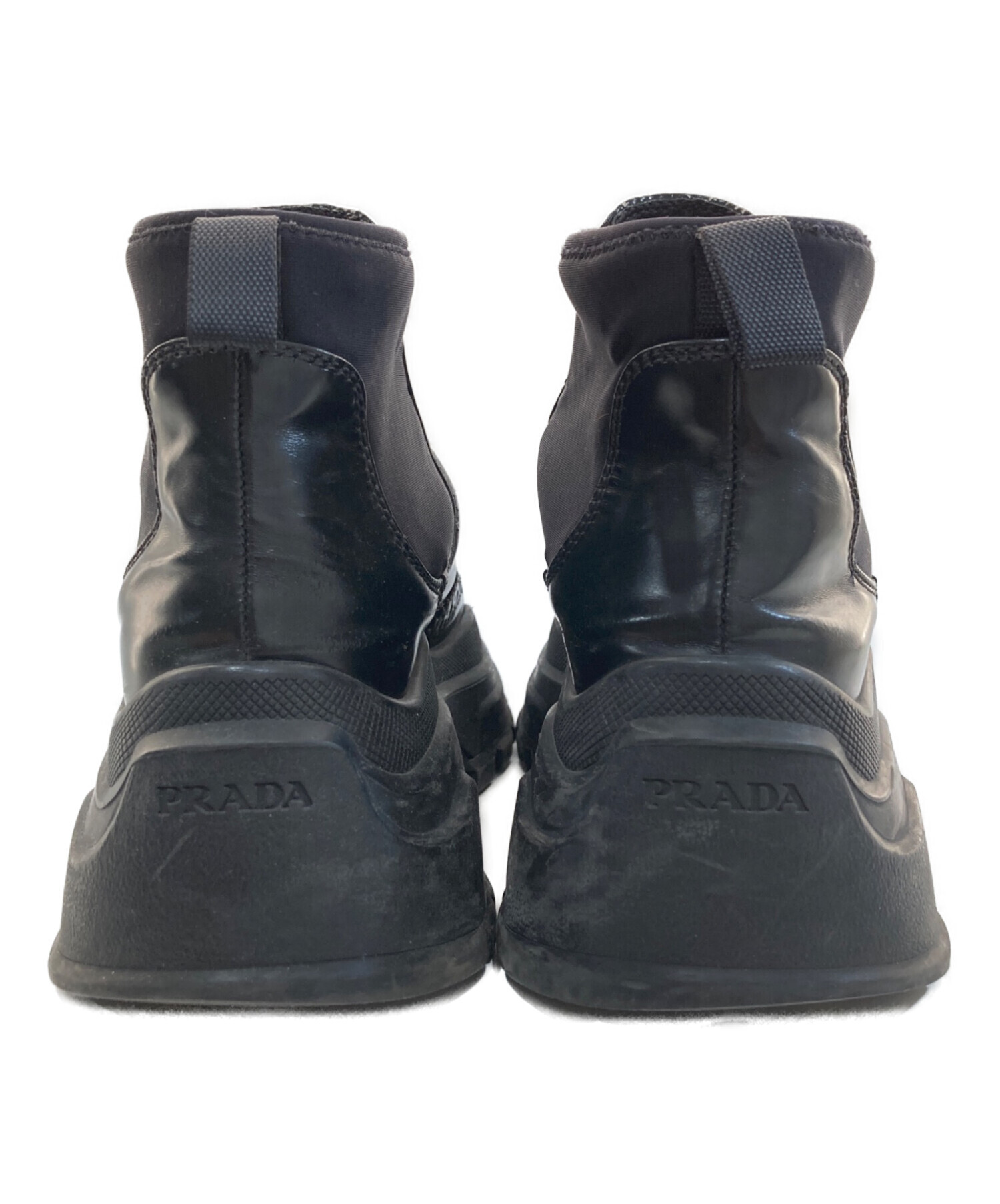 PRADA ウィングチップ ブーツ 美品 プラダ/UK10 中古・古着通販】PRADA (プラダ) ウィングチップス チェルチ―ブーツ
