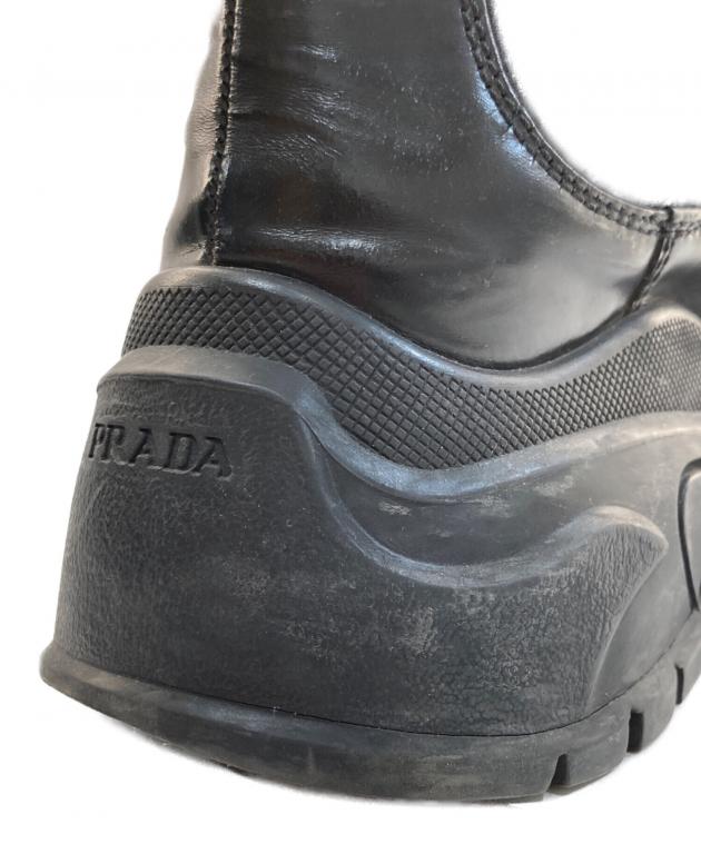 中古・古着通販】PRADA (プラダ) ウィングチップス チェルチ―ブーツ
