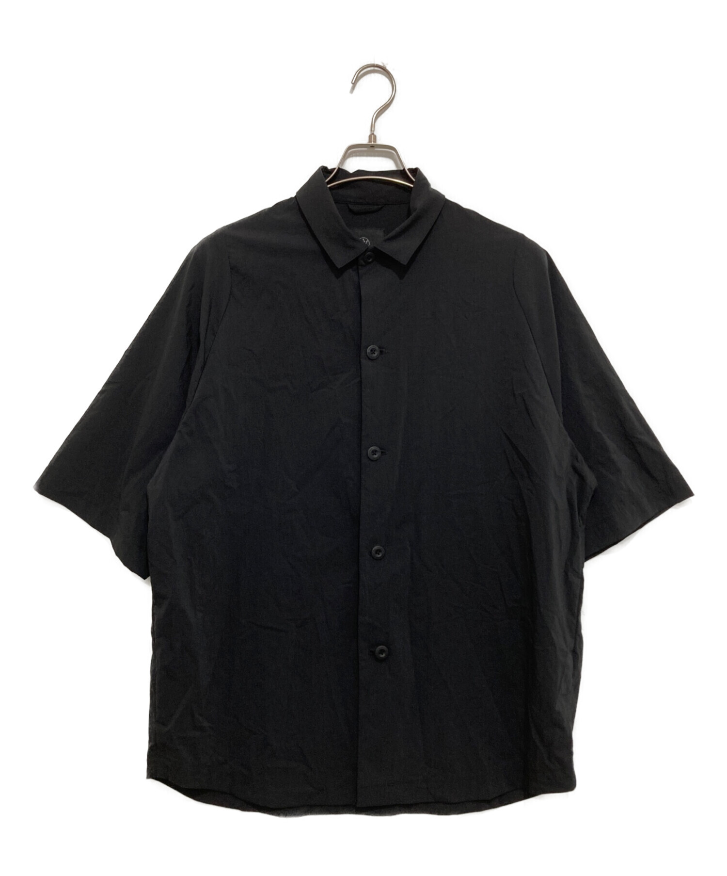 中古・古着通販】teatora (テアトラ) CARTRIDGE SHIRT S/S DR ブラック