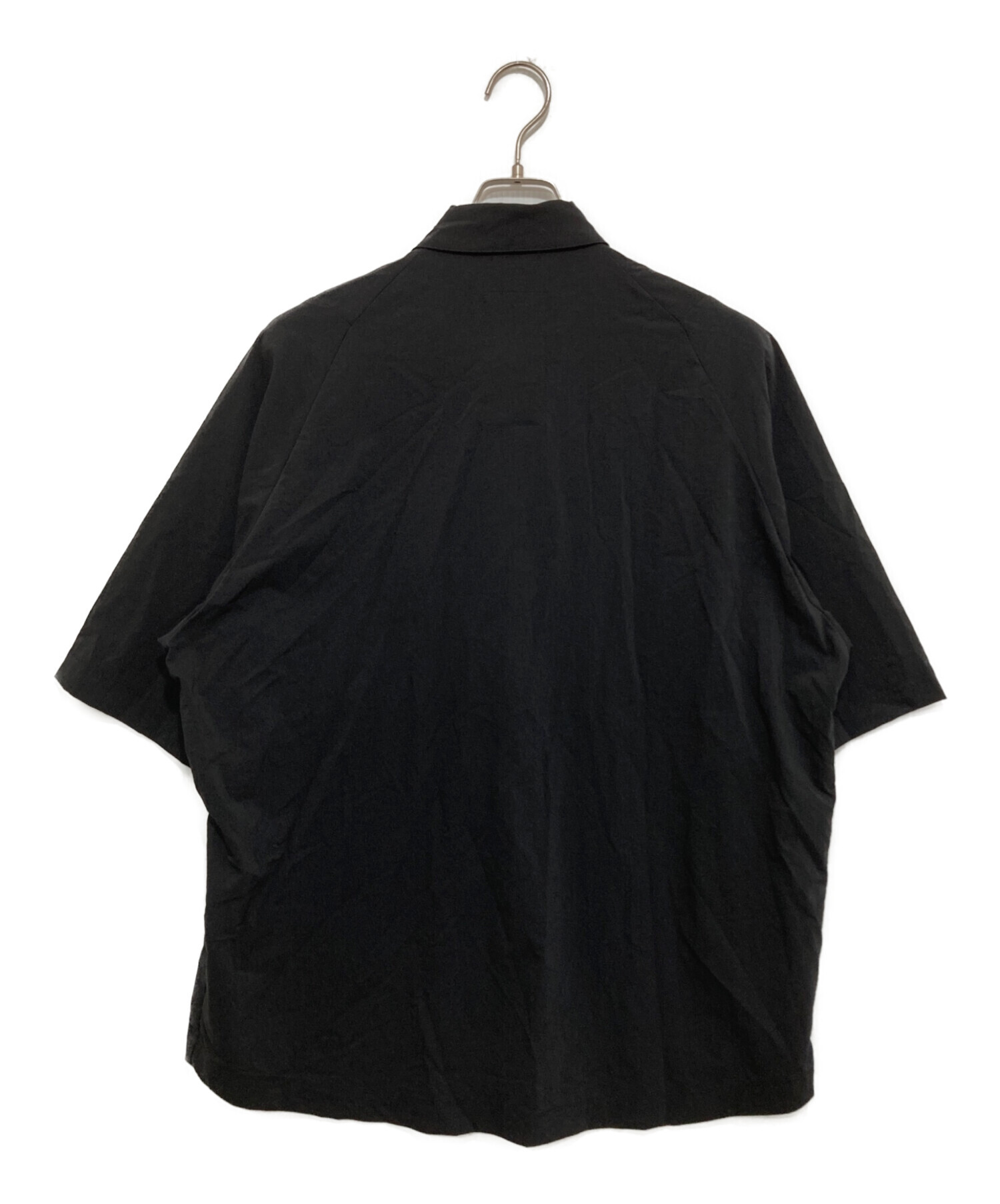 中古・古着通販】teatora (テアトラ) CARTRIDGE SHIRT S/S DR ブラック 