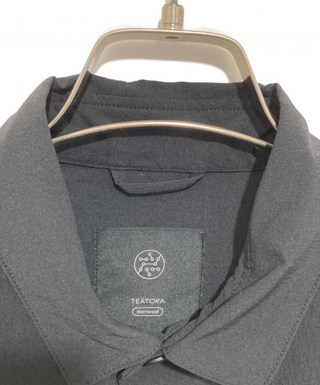 中古・古着通販】teatora (テアトラ) CARTRIDGE SHIRT S/S DR ブラック