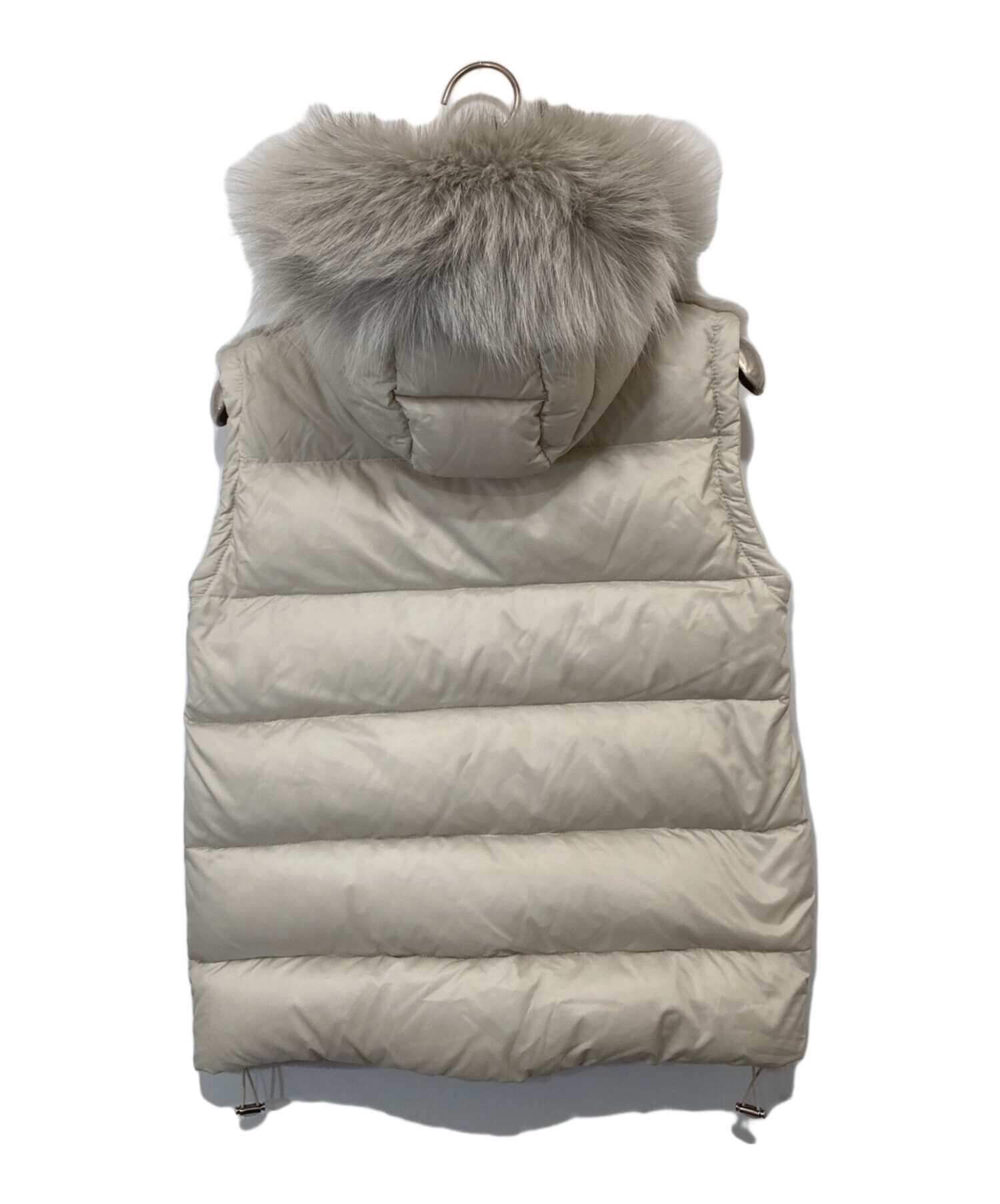 エンメティ　EMMETI ダウンベスト　38 中古・古着通販】EMMETI (エンメティ) ARLENE（アルレネ） ファー付き