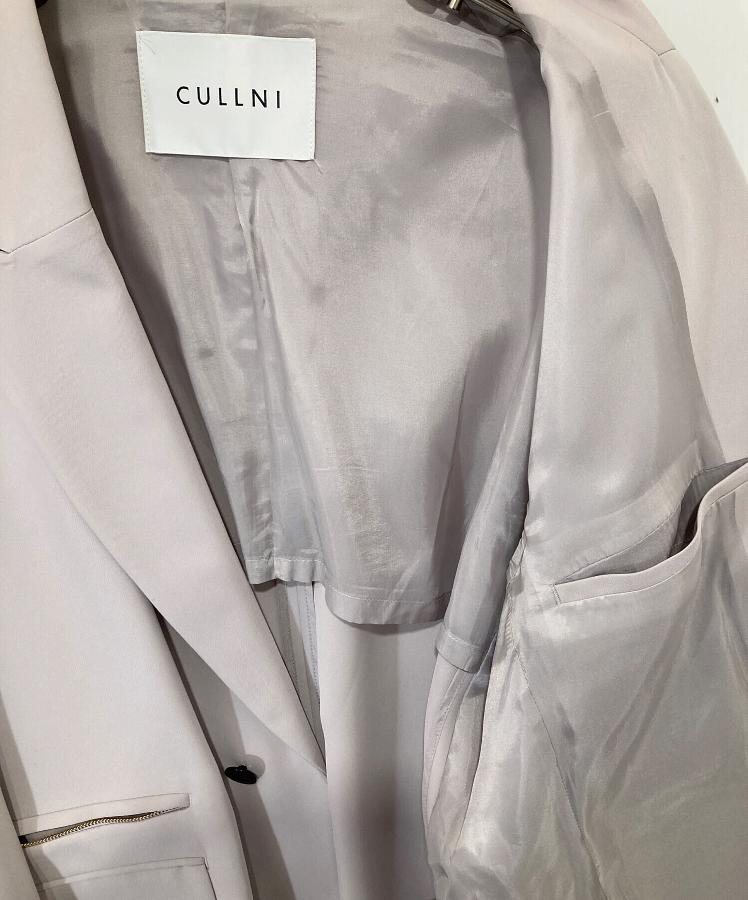 中古・古着通販】CULLNI (クルニ) Double Satin Zip Pocket Tailored