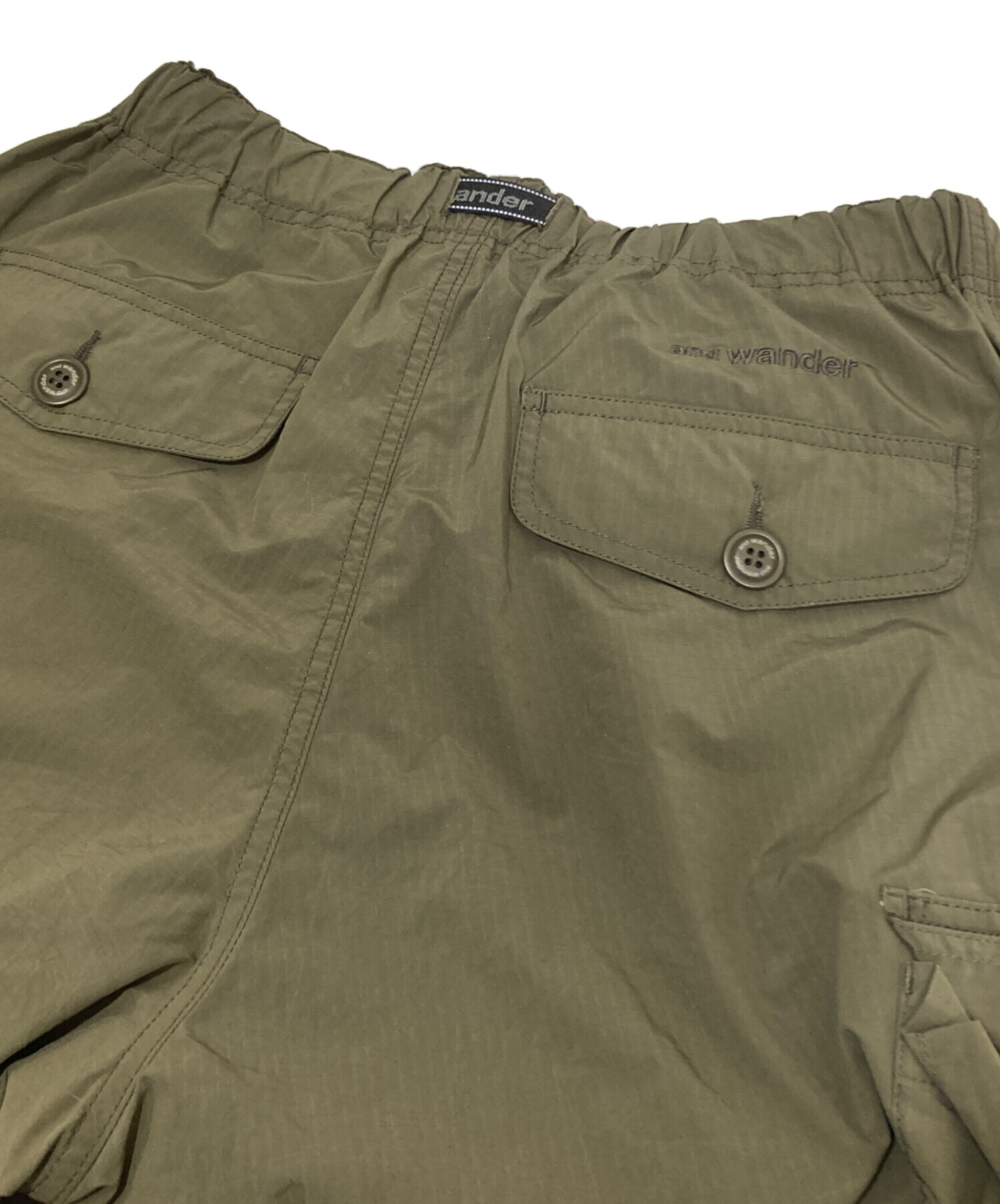 ☆アンドワンダー☆オーバーサイズドカーゴパンツ574-4182169 中古・古着通販】and wander (アンドワンダー) oversized cargo pants
